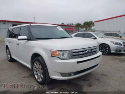 2010 Ford FLEX LIMITED, white — VIN 2FMGK5DC2ABA63297, IAAI