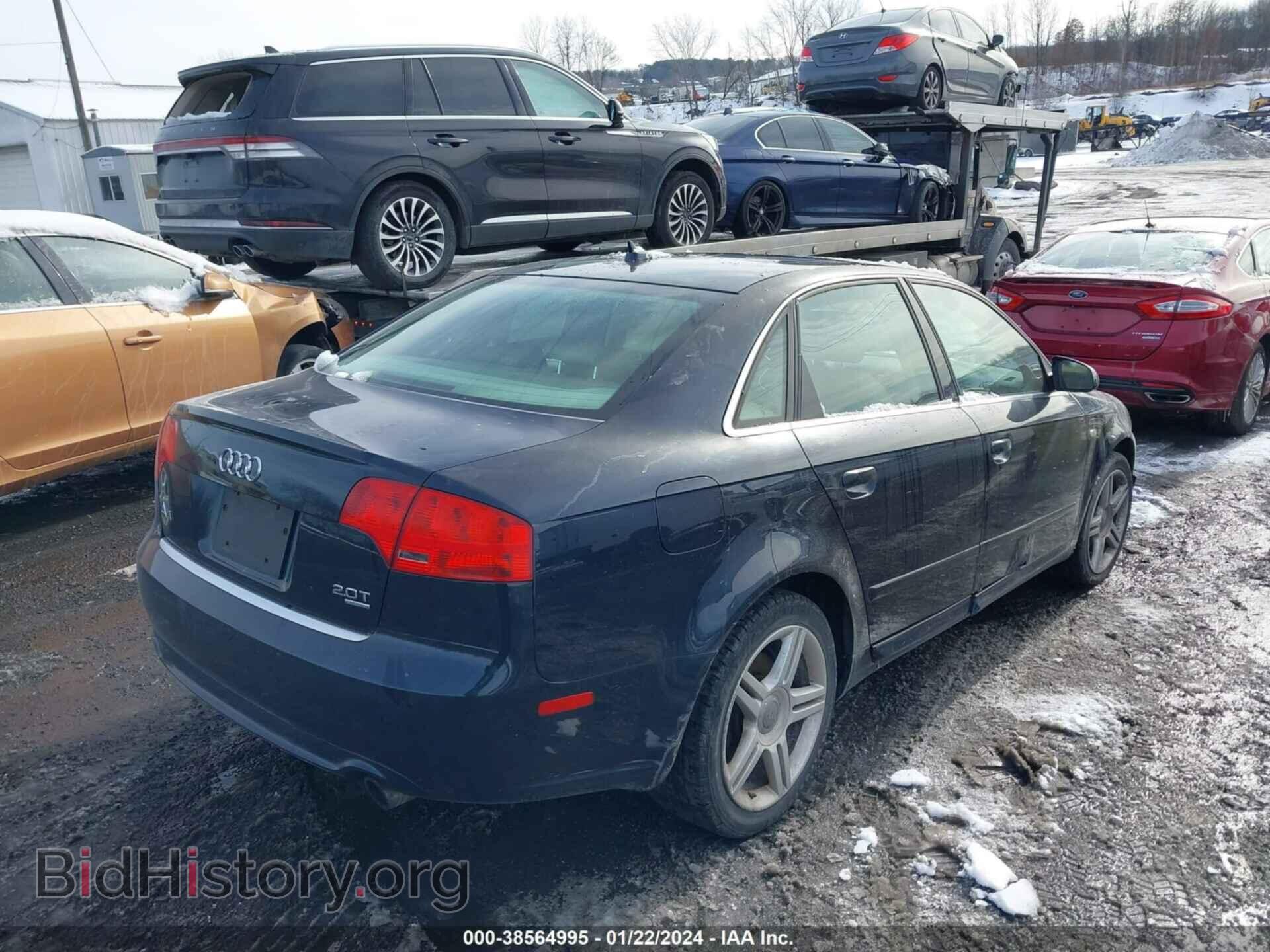 2008 AUDI A4 - VIN: WAUDF78E28A077447 - Фото 4