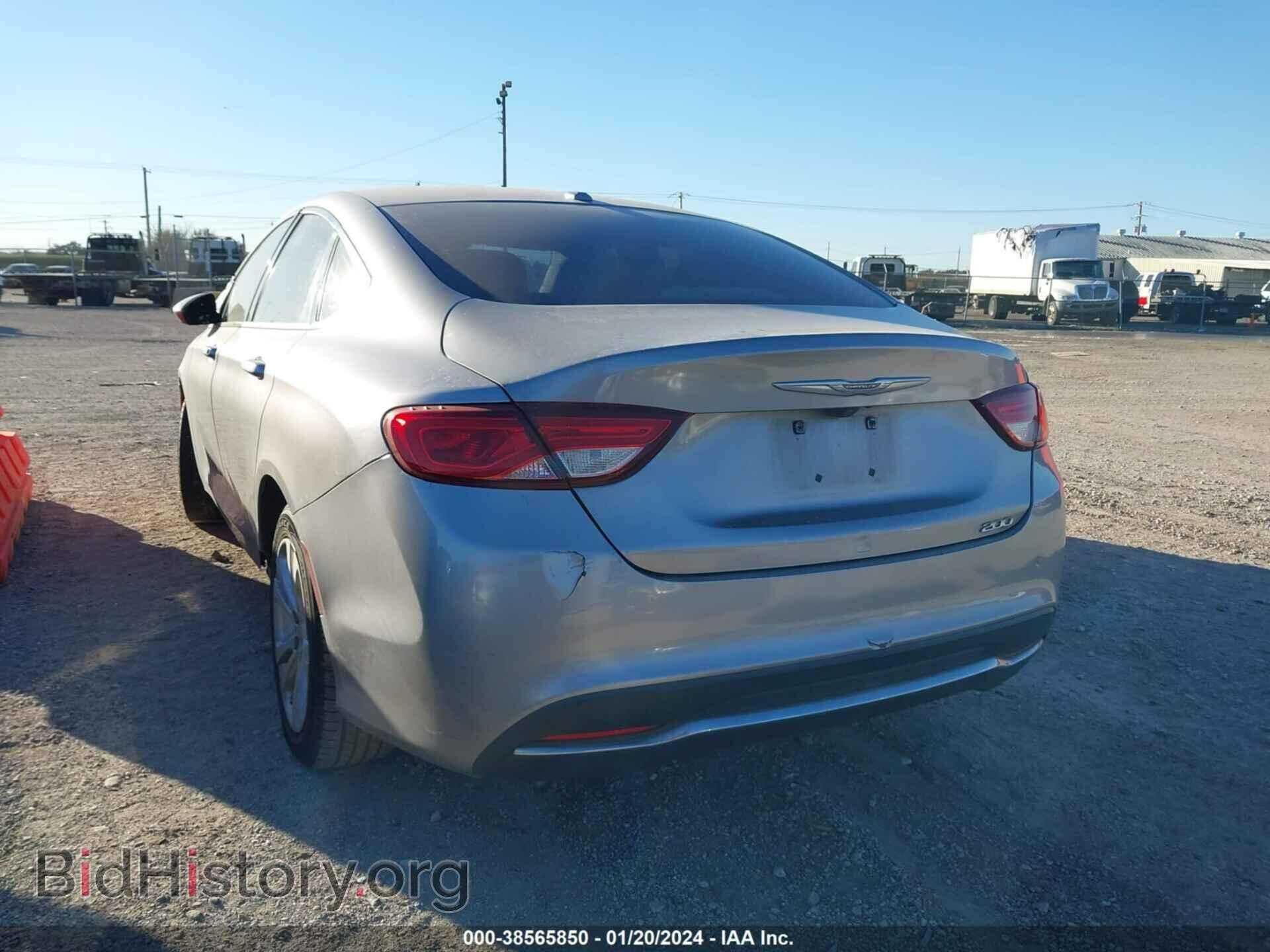 2015 CHRYSLER 200 - VIN: 1C3CCCAB6FN503831 - Фото 3