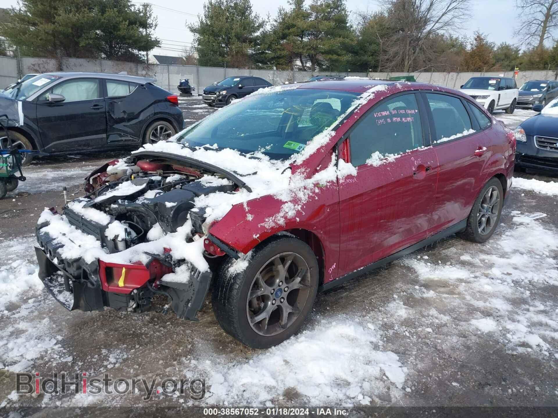 2014 FORD FOCUS - VIN: 1FADP3F23EL107384 - Фото 2