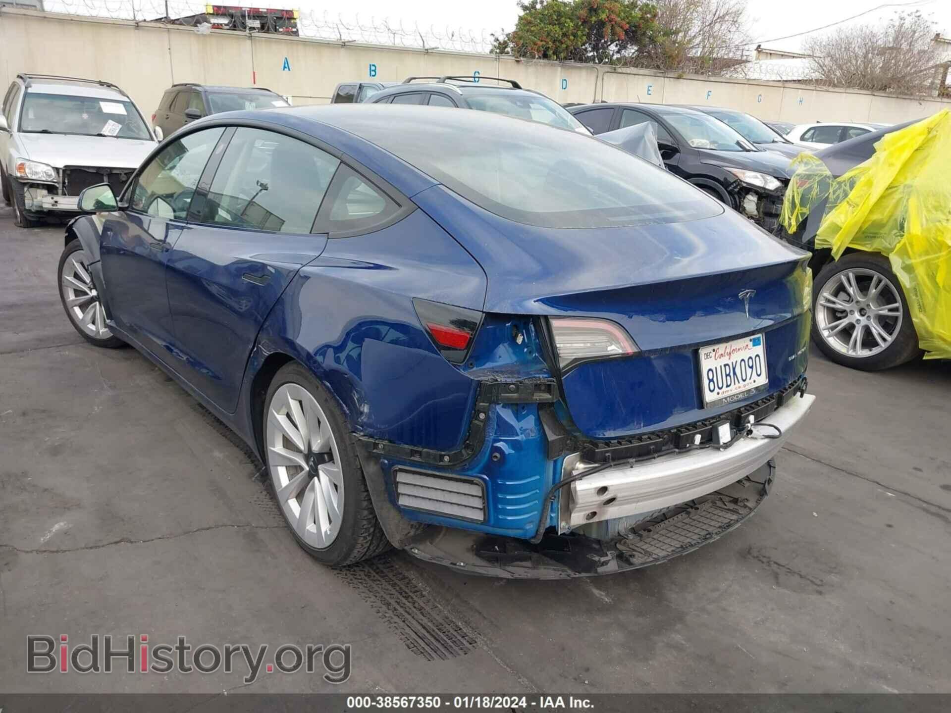 2021 TESLA MODEL 3 - VIN: 5YJ3E1EB3MF868497 - Фото 3