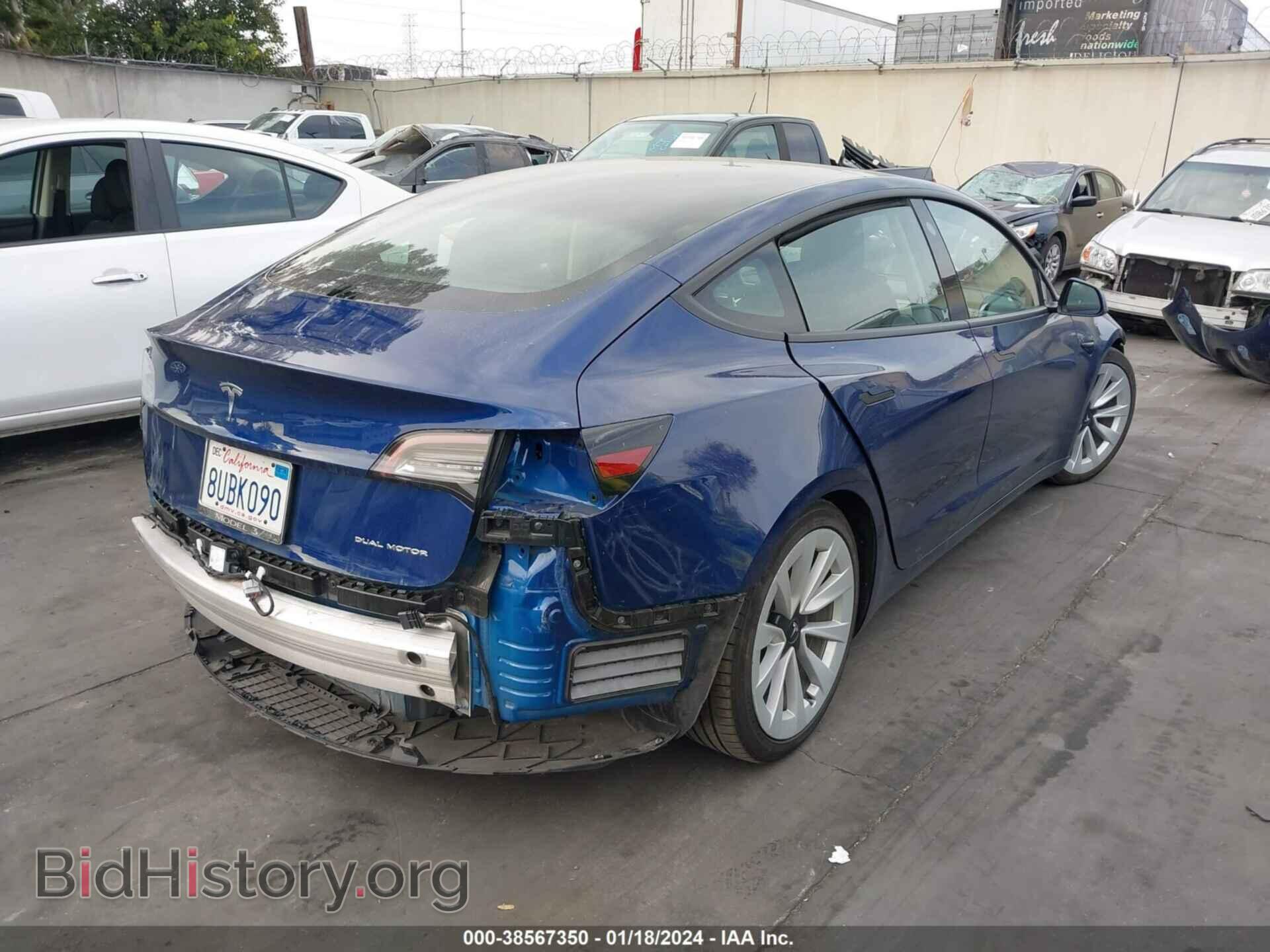 2021 TESLA MODEL 3 - VIN: 5YJ3E1EB3MF868497 - Фото 4