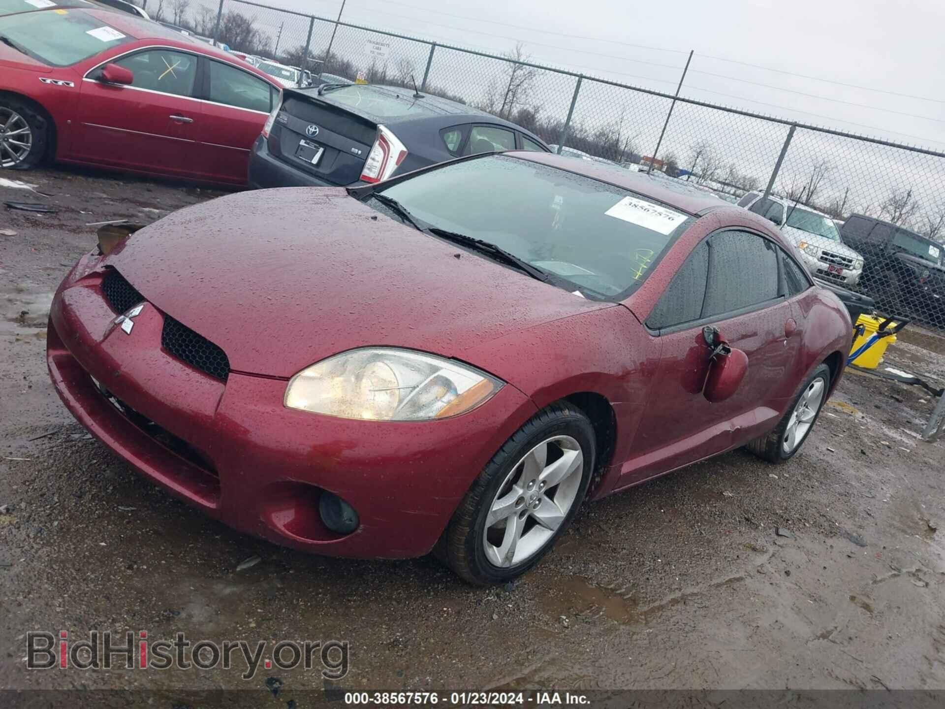 2007 MITSUBISHI ECLIPSE - VIN: 4A3AK24F87E030382 - Фото 2
