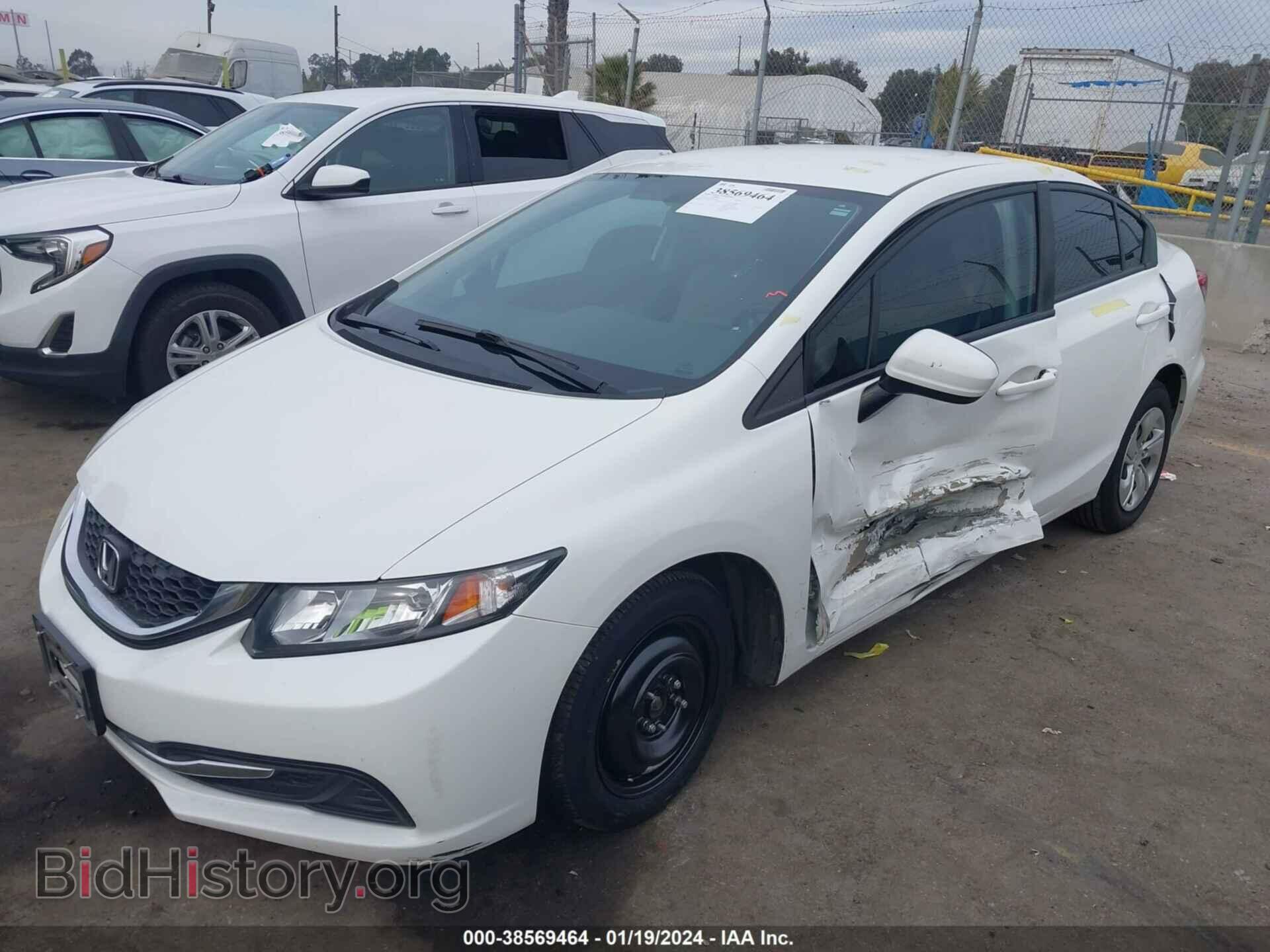 2015 HONDA CIVIC - VIN: 2HGFB2F52FH524842 - Фото 2