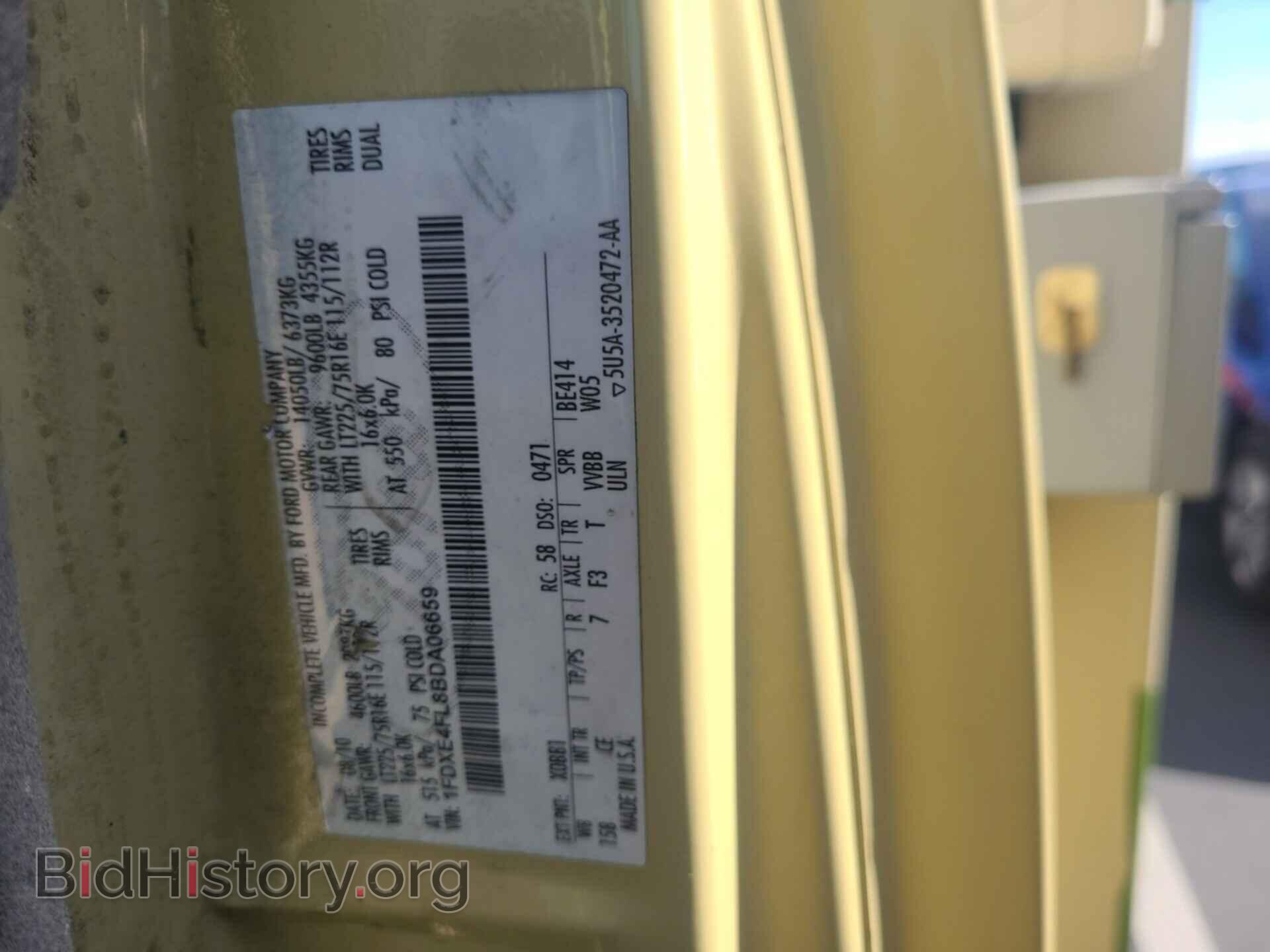 2011 FORD ECONOLINE - VIN: 1FDXE4FL8BDA06659 - Фото 7