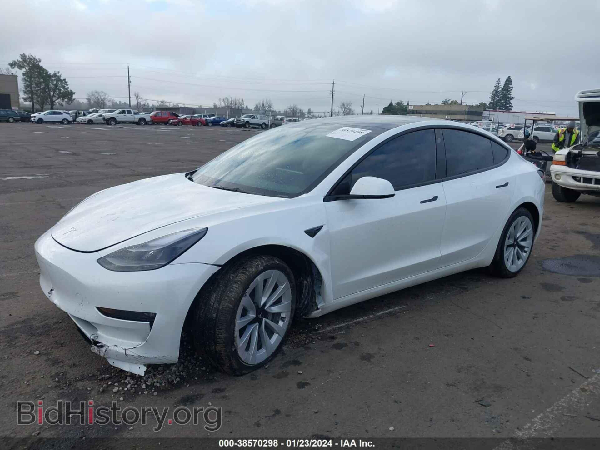2023 TESLA MODEL 3 - VIN: 5YJ3E1EB5PF654129 - Фото 2