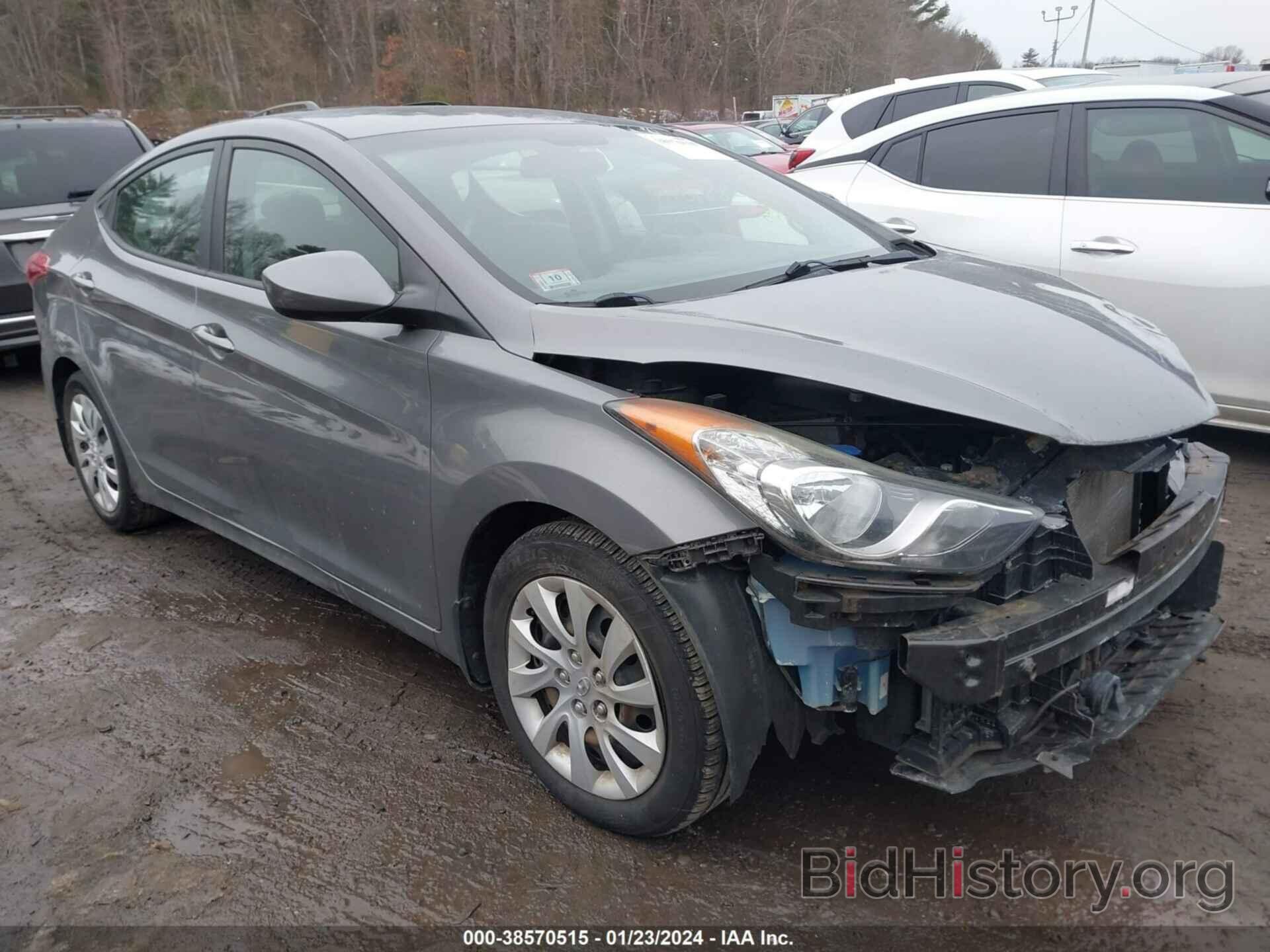 Photo 5NPDH4AE0CH141055 - HYUNDAI ELANTRA 2012