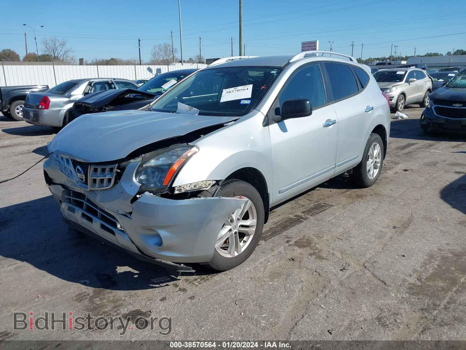 2015 NISSAN ROGUE SELECT - VIN: JN8AS5MV7FW760826 - Фото 2