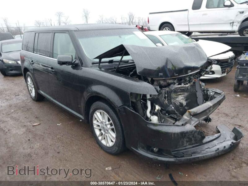 2014 Ford FLEX SEL (VIN 2FMGK5C83EBD13441) — фото 1 из 16, IAAI, повреждение: передняя часть