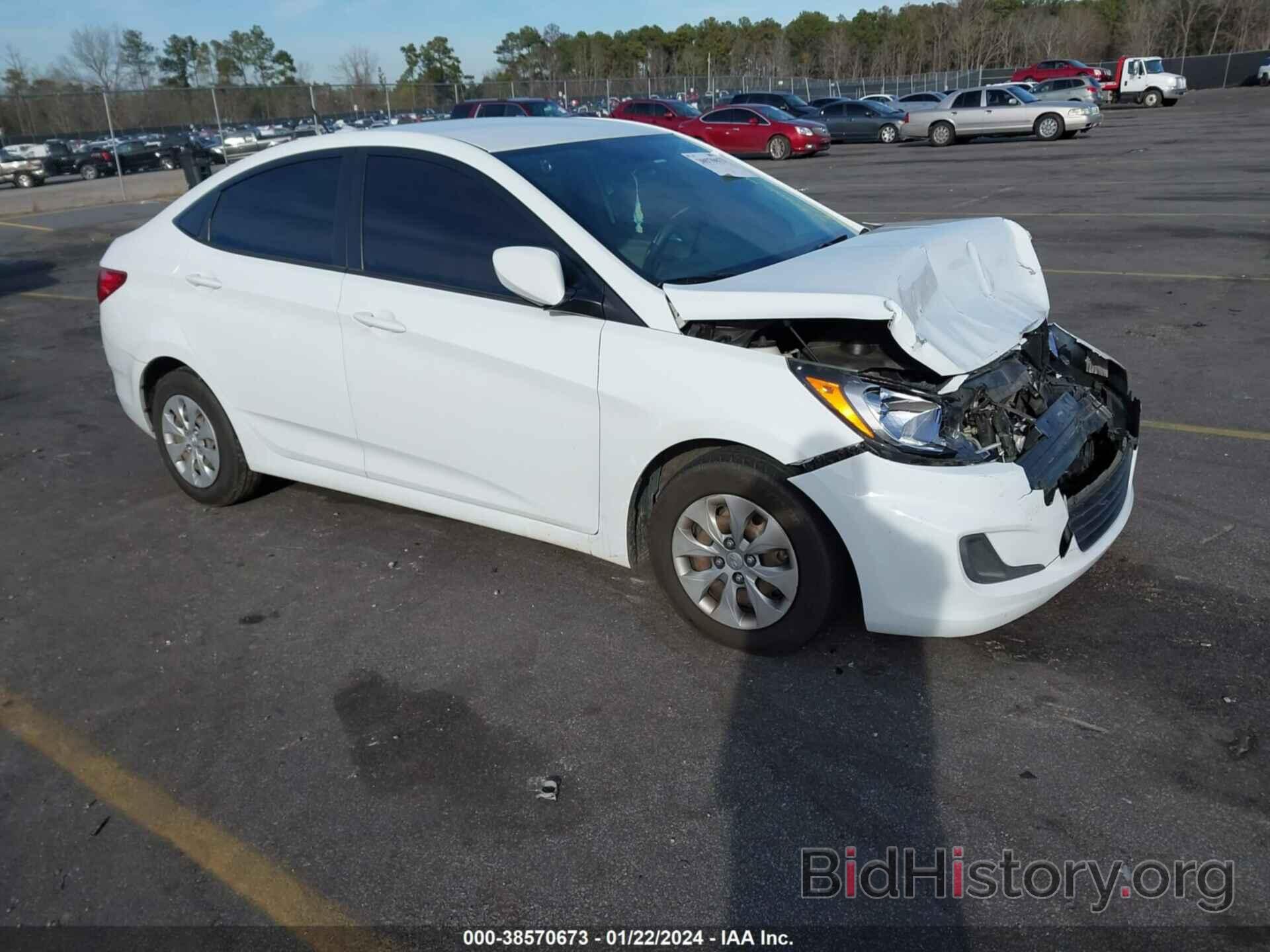 Photo KMHCT4AE4GU058102 - HYUNDAI ACCENT 2016