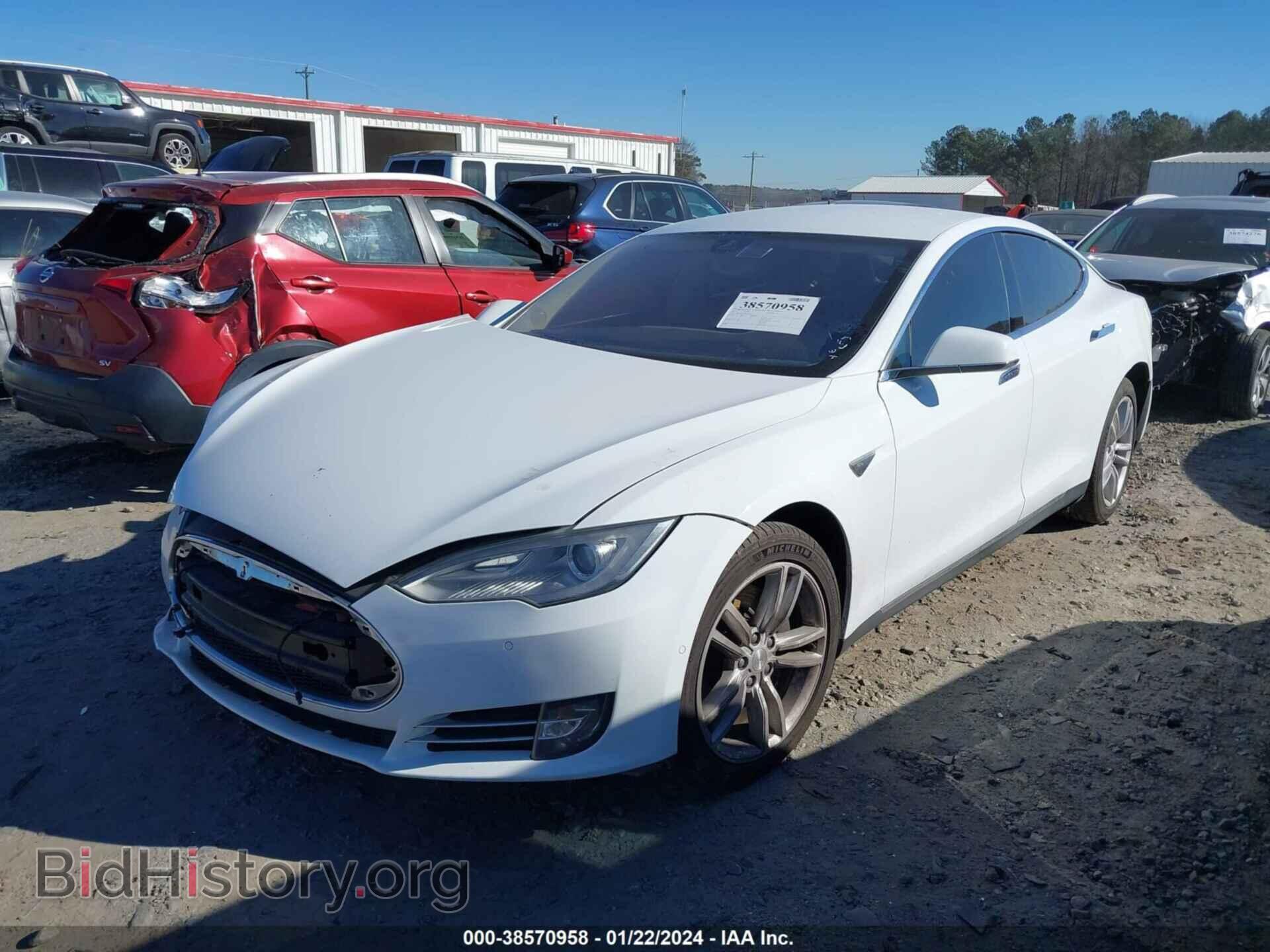 2014 TESLA MODEL S - VIN: 5YJSA1H13EFP60554 - Photo 2