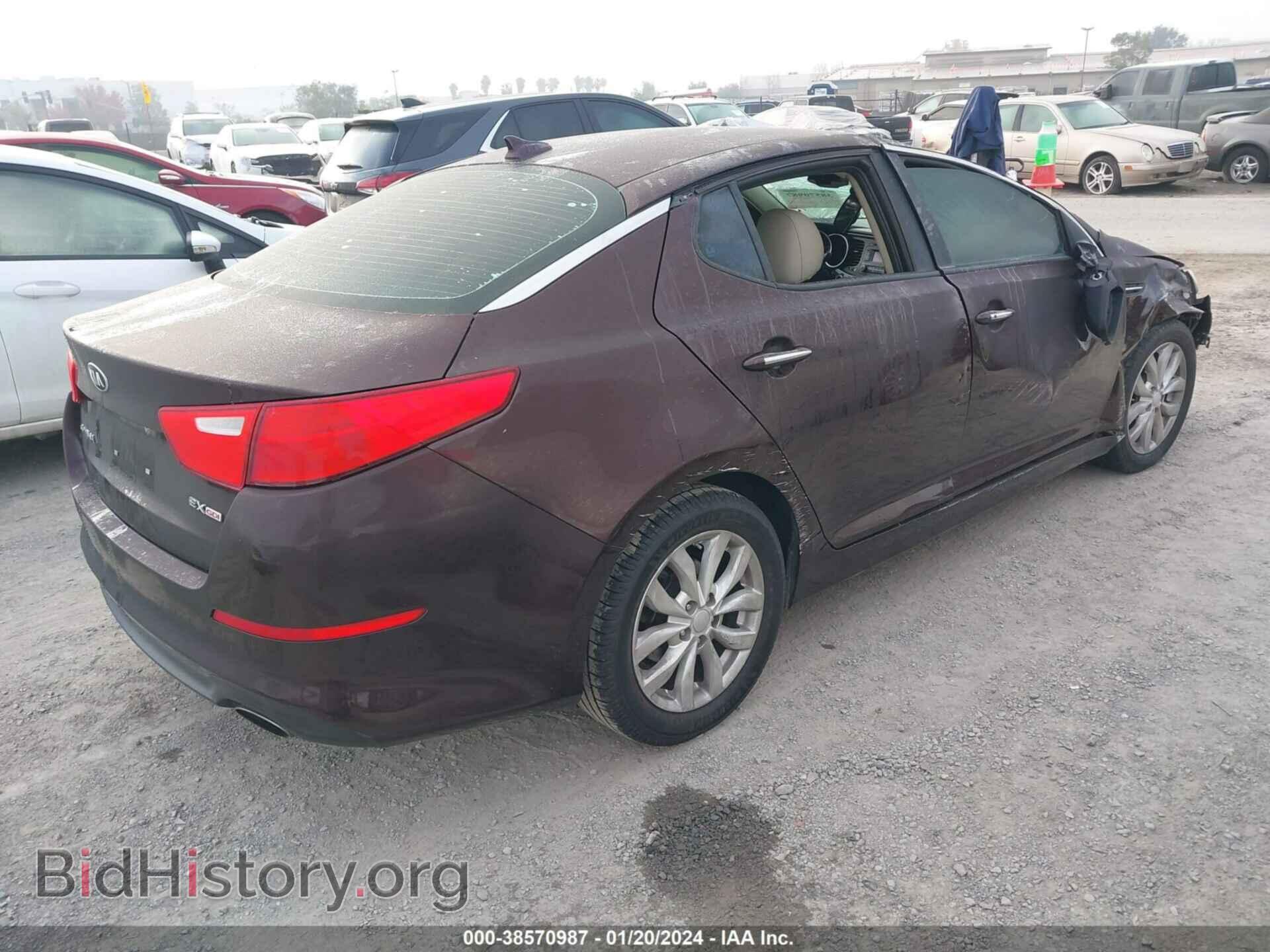 2015 KIA OPTIMA - VIN: 5XXGN4A72FG405111 - Фото 4