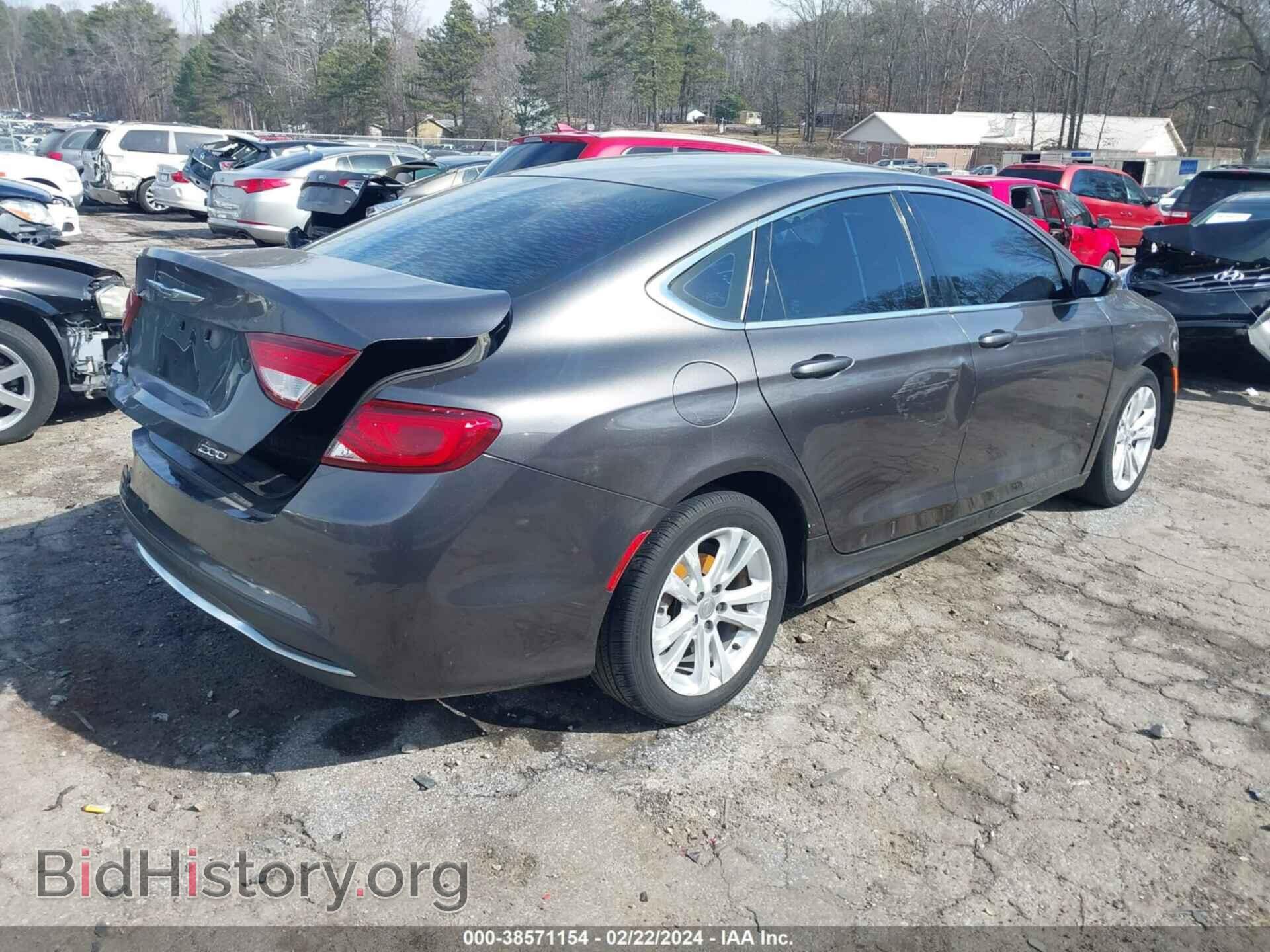 2015 CHRYSLER 200 - VIN: 1C3CCCAB0FN637590 - Фото 4