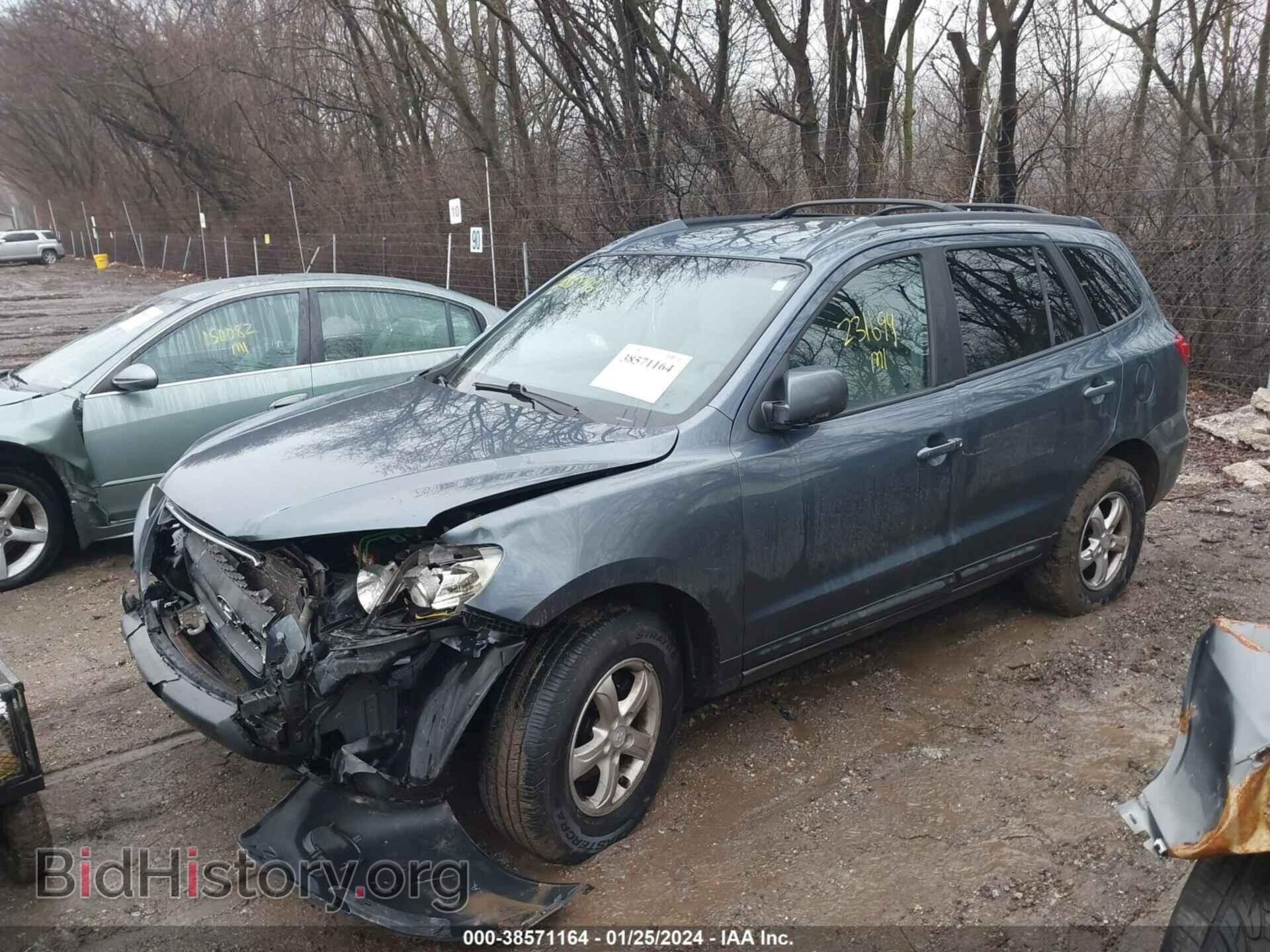 2007 HYUNDAI SANTA FE - VIN: 5NMSG13D47H094502 - Фото 2