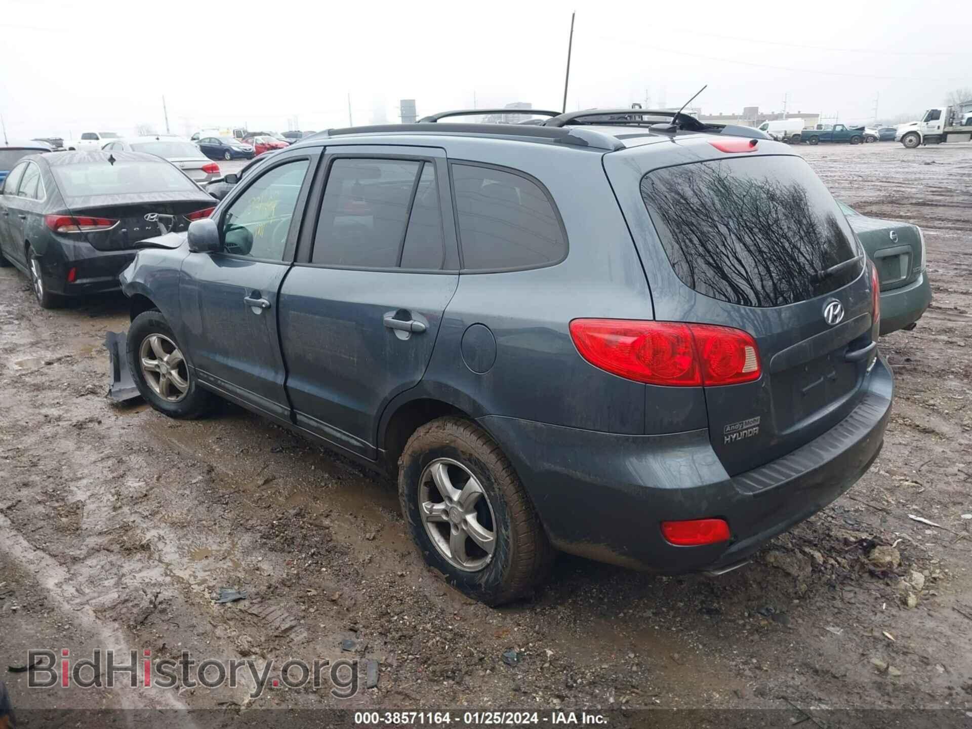 2007 HYUNDAI SANTA FE - VIN: 5NMSG13D47H094502 - Фото 3