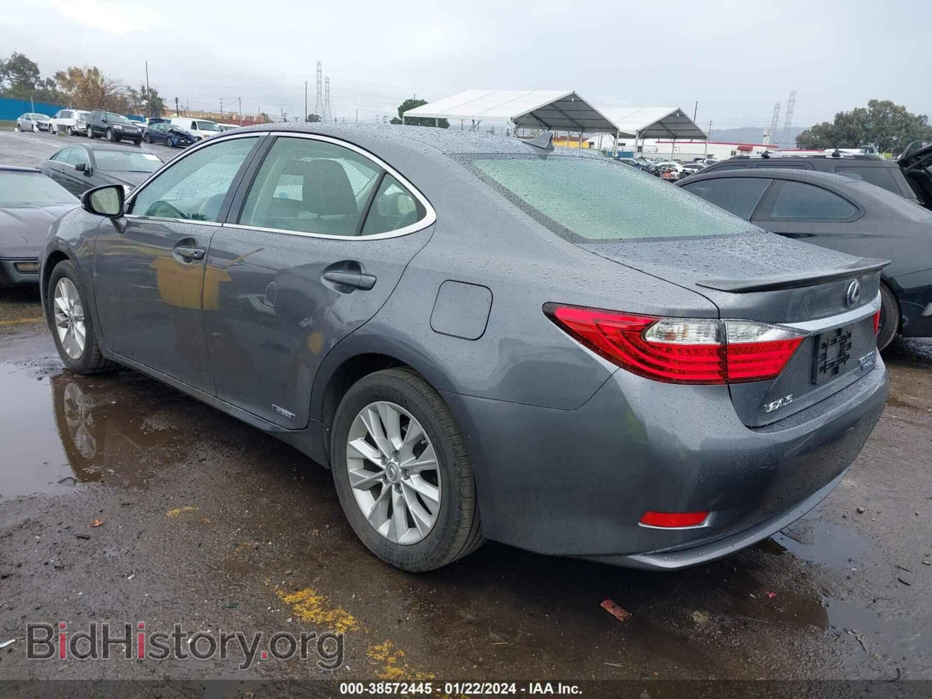 2013 LEXUS ES 300H - VIN: JTHBW1GG2D2018718 - Фото 3