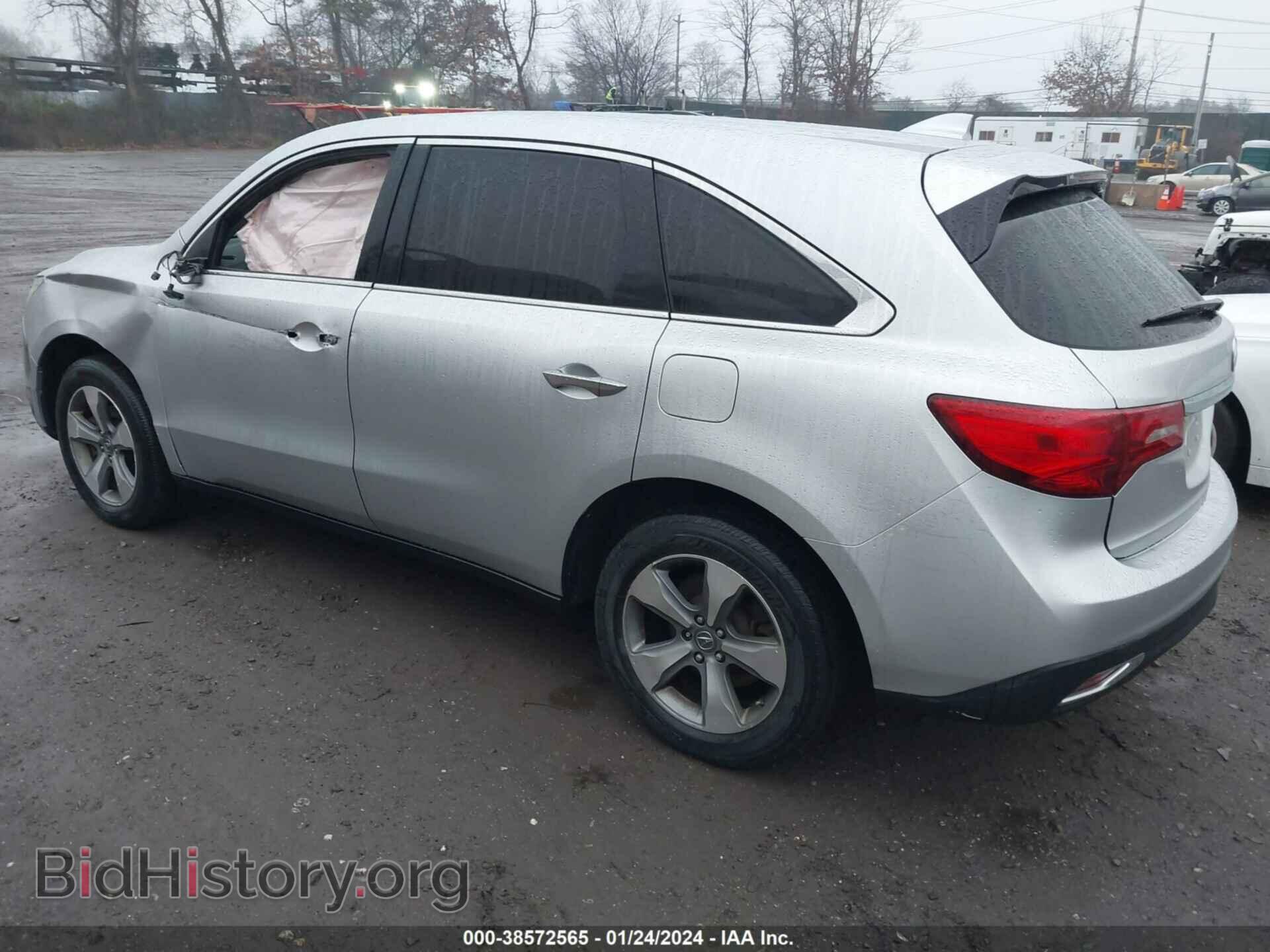 2014 ACURA MDX - VIN: 5FRYD4H24EB011367 - Фото 3