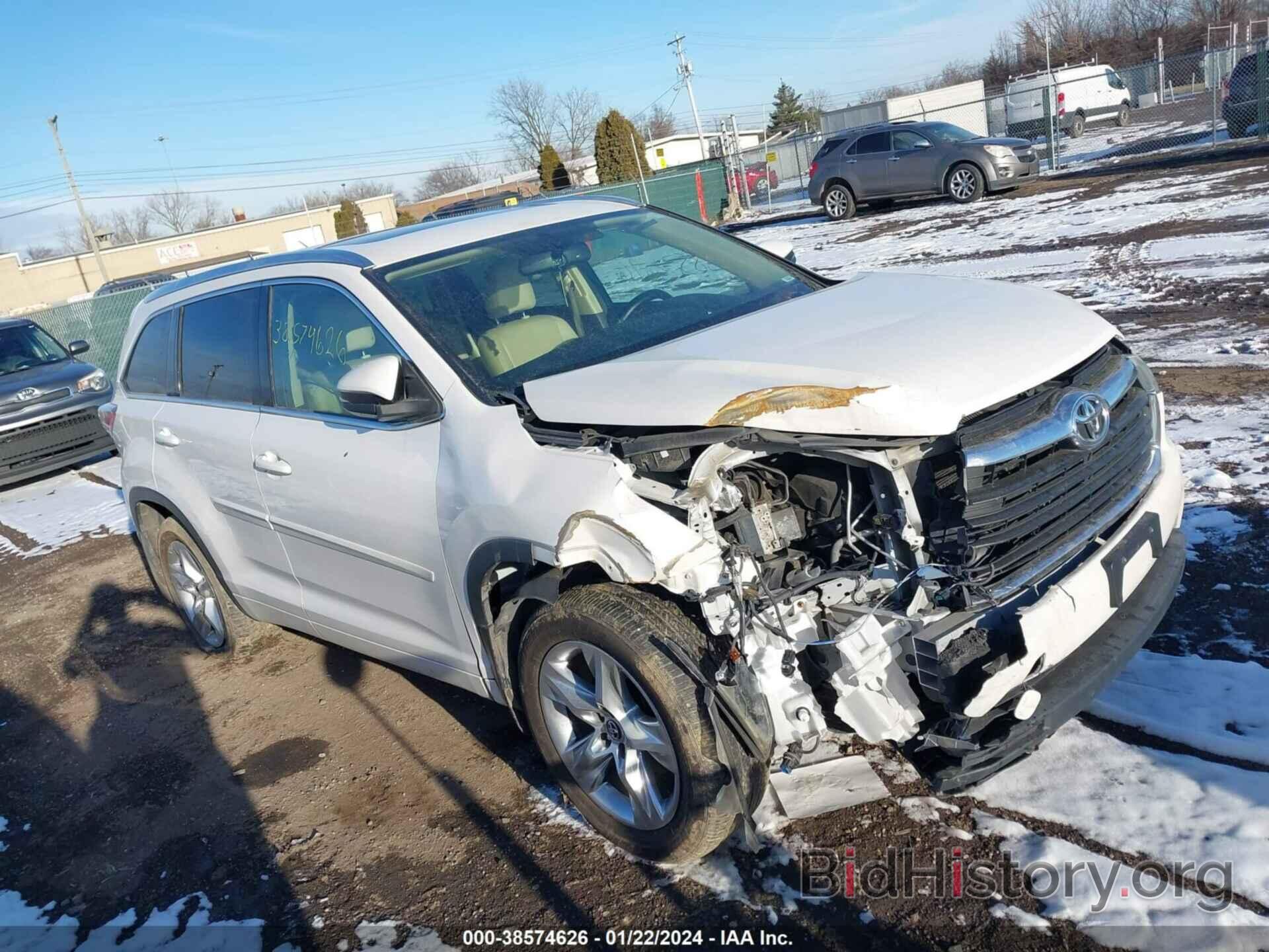 Фотография 5TDDKRFH3GS263779 - TOYOTA HIGHLANDER 2016