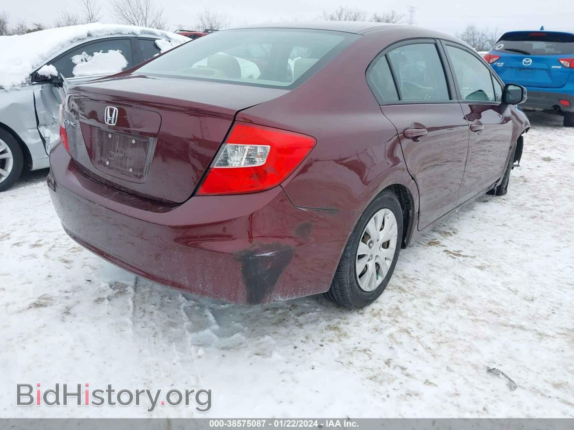 2012 HONDA CIVIC - VIN: 19XFB2F5XCE040326 - Photo 4