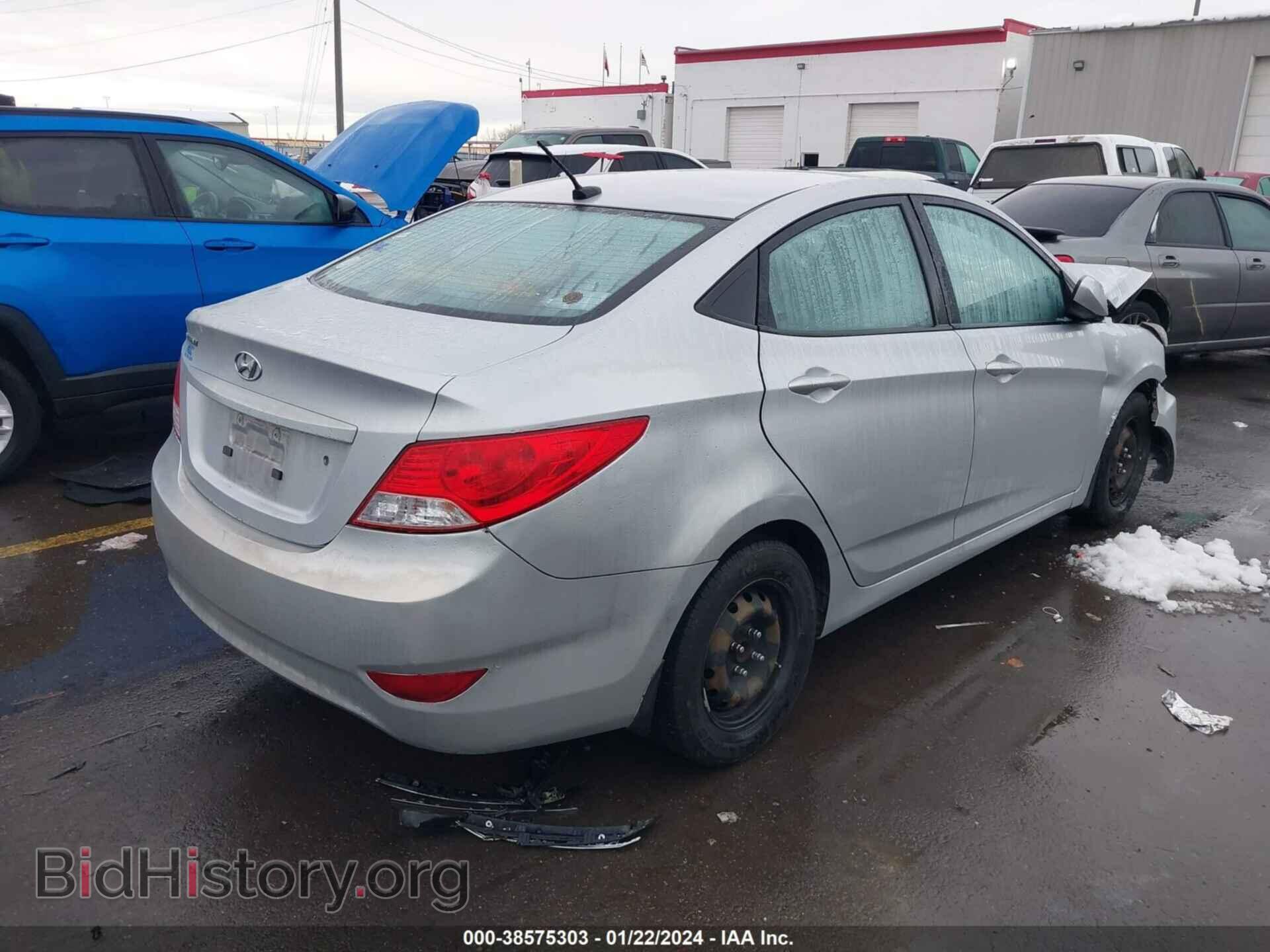 2013 HYUNDAI ACCENT - VIN: KMHCT4AE6DU411757 - Фото 4