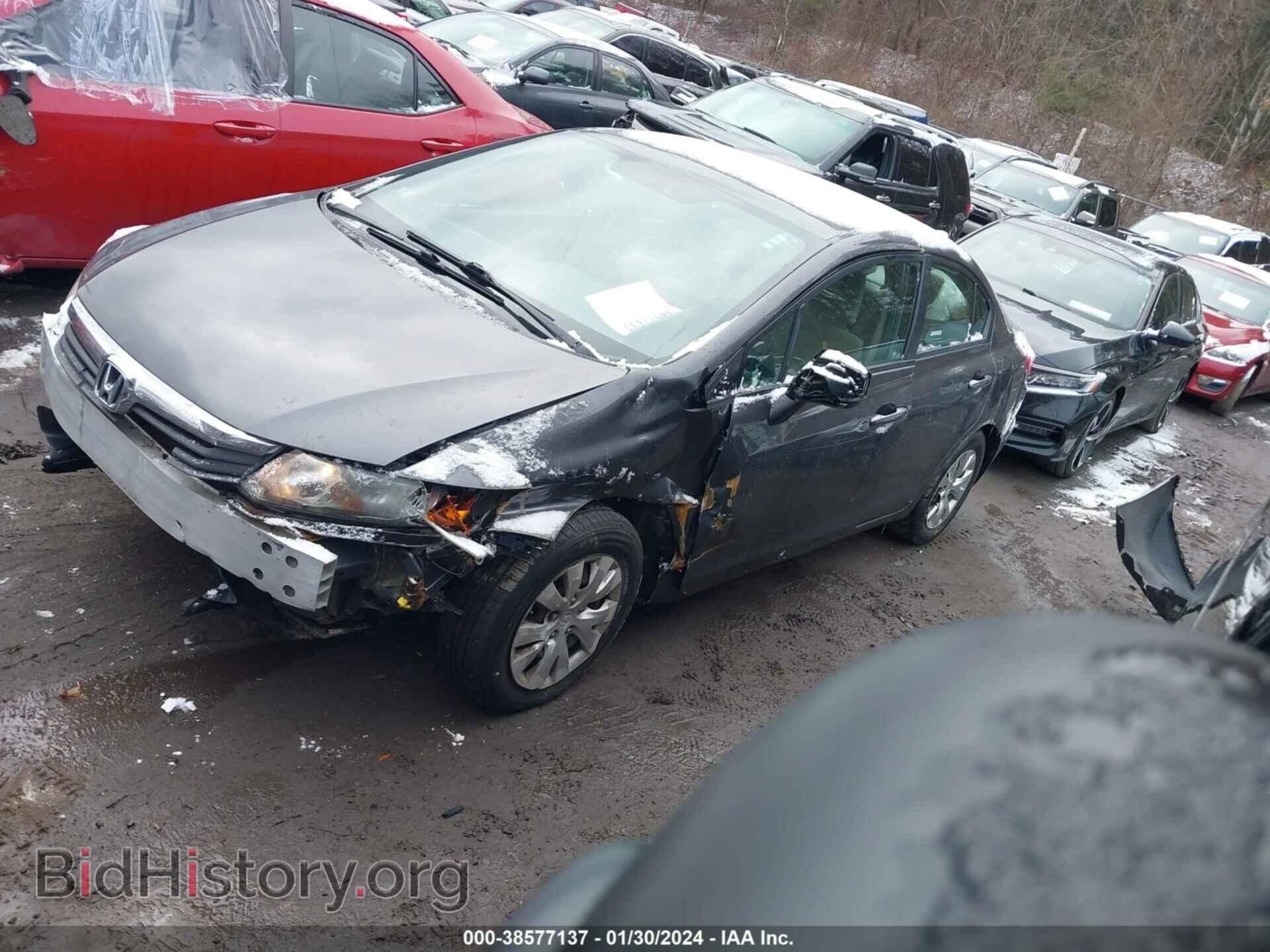 2012 HONDA CIVIC - VIN: 2HGFB2F57CH591223 - Photo 2