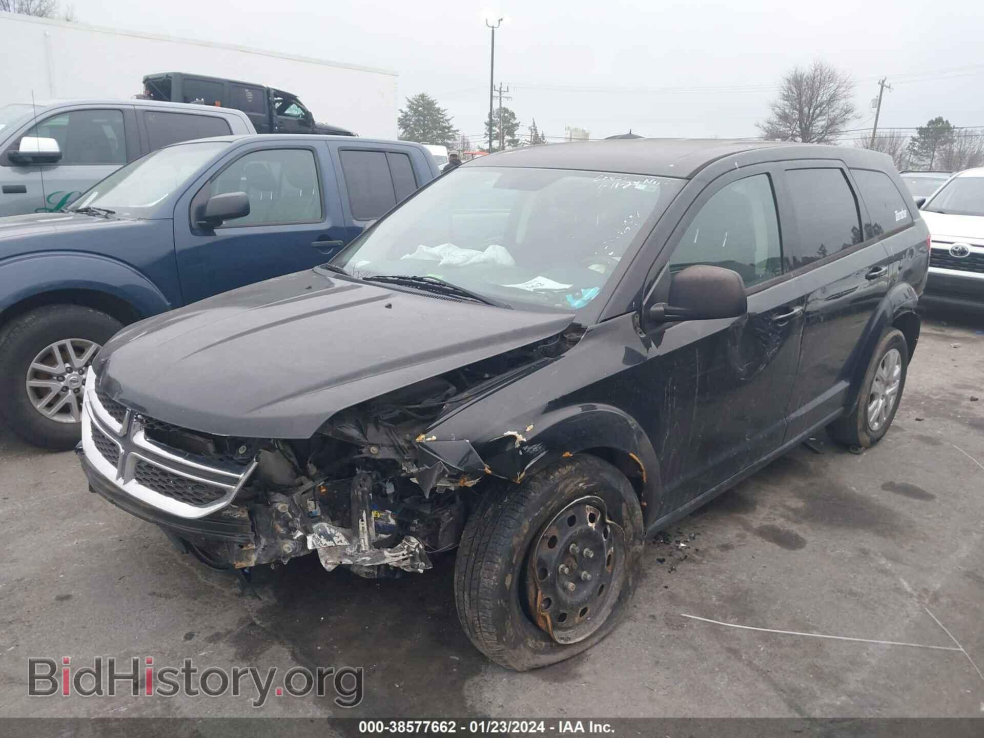 2014 DODGE JOURNEY - VIN: 3C4PDCAB1ET153646 - Фото 2