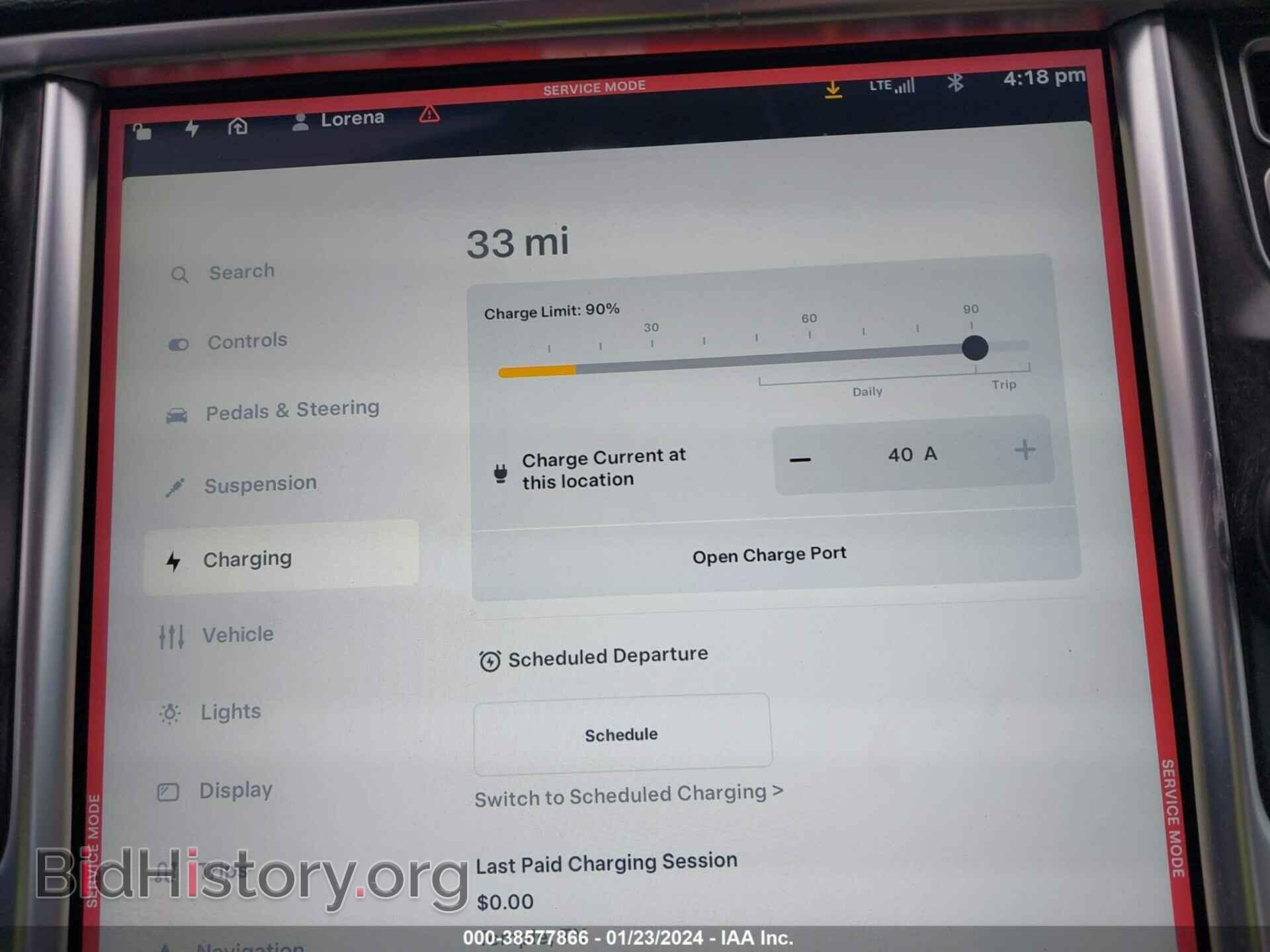 2013 TESLA MODEL S - VIN: 5YJSA1CN3DFP26333 - Фото 17
