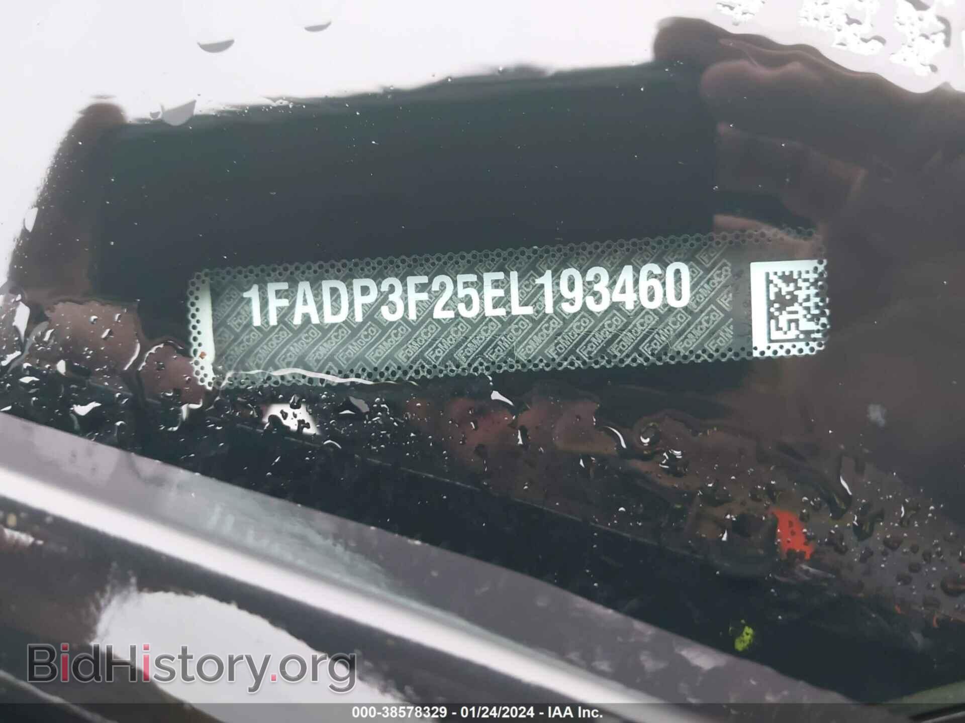 2014 FORD FOCUS - VIN: 1FADP3F25EL193460 - Фото 9