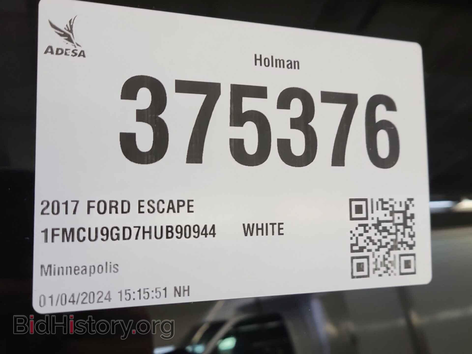 2017 FORD ESCAPE - VIN: 1FMCU9GD7HUB90944 - Photo 6