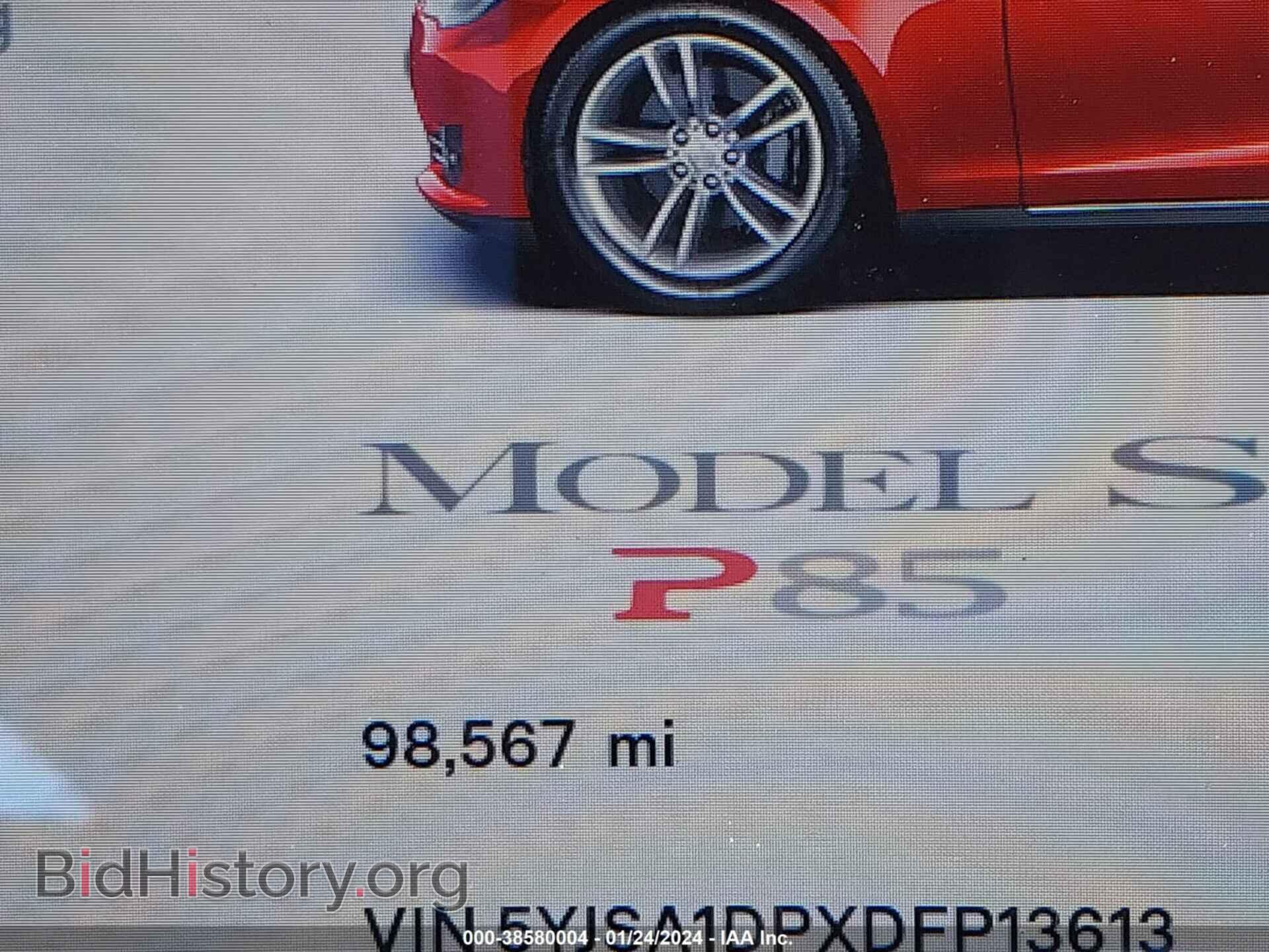 2013 TESLA MODEL S - VIN: 5YJSA1DPXDFP13613 - Photo 15
