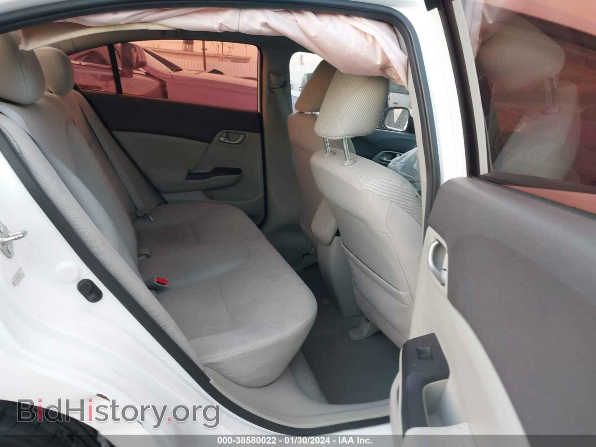 2012 HONDA CIVIC - VIN: 19XFB2F58CE300948 - Фото 8