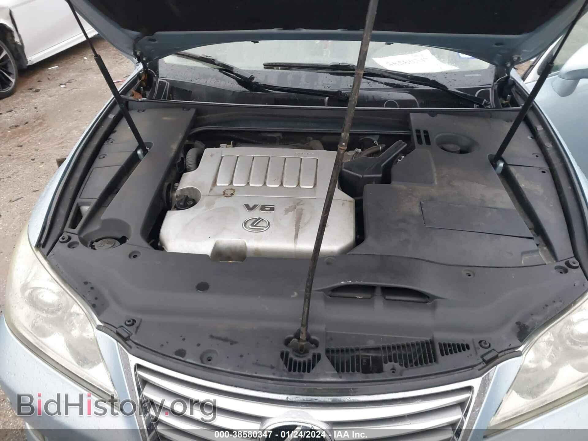 2010 LEXUS ES 350 - VIN: JTHBK1EG4A2368152 - Фото 10