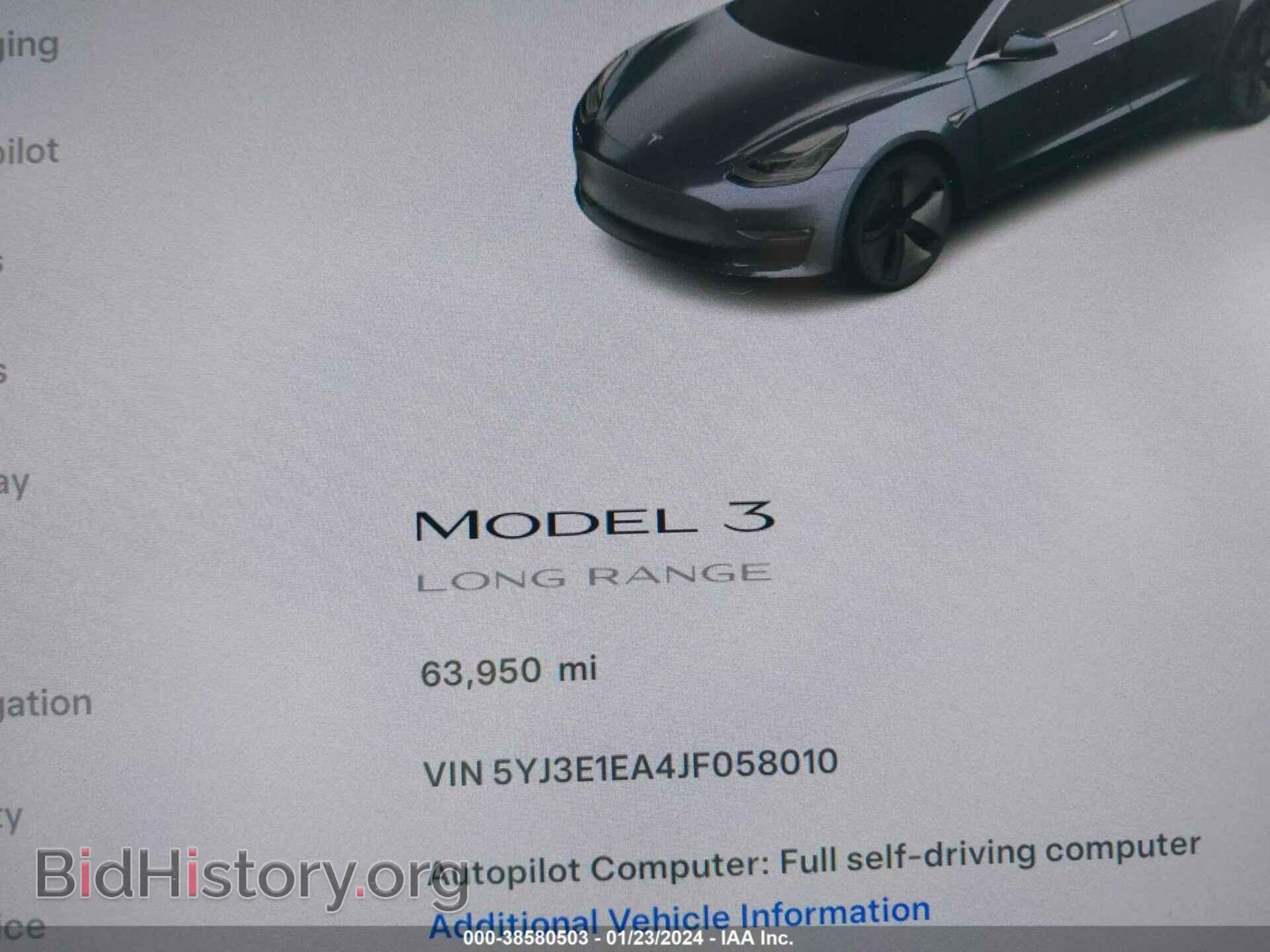 2018 TESLA MODEL 3 - VIN: 5YJ3E1EA4JF058010 - Фото 7