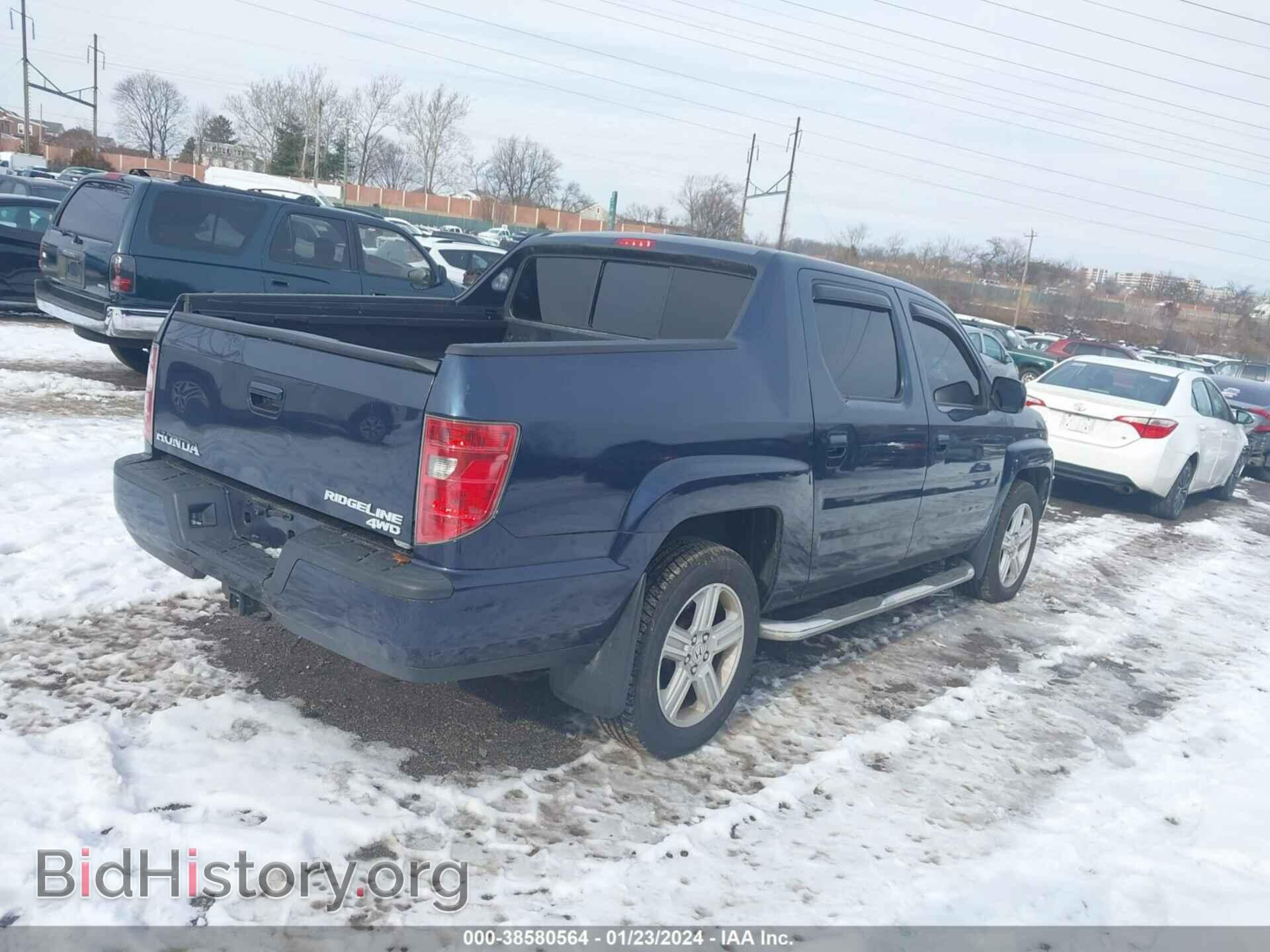2010 HONDA RIDGELINE - VIN: 5FPYK1F54AB006951 - Фото 4