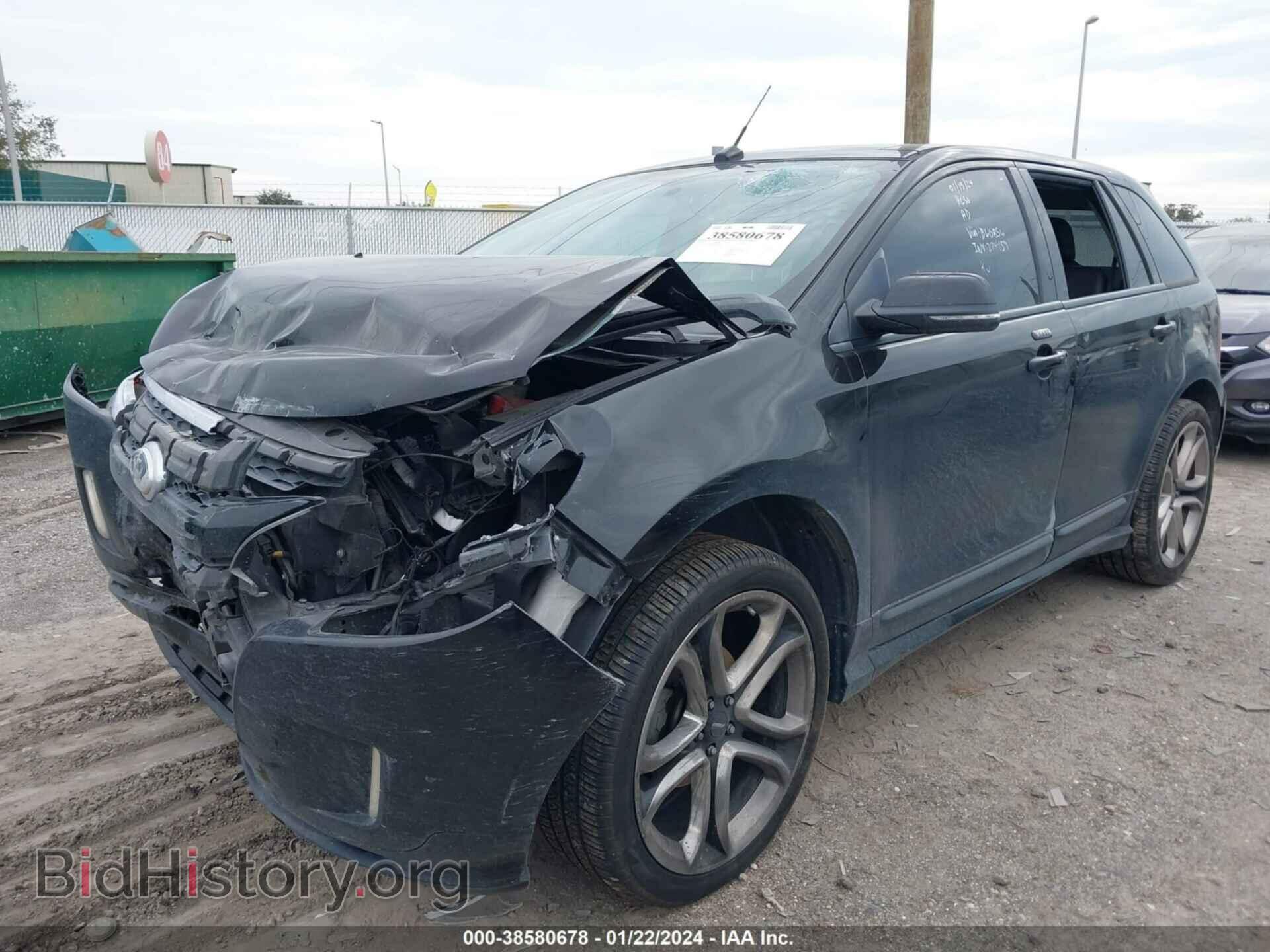 2014 FORD EDGE - VIN: 2FMDK3AK3EBB60856 - Фото 2