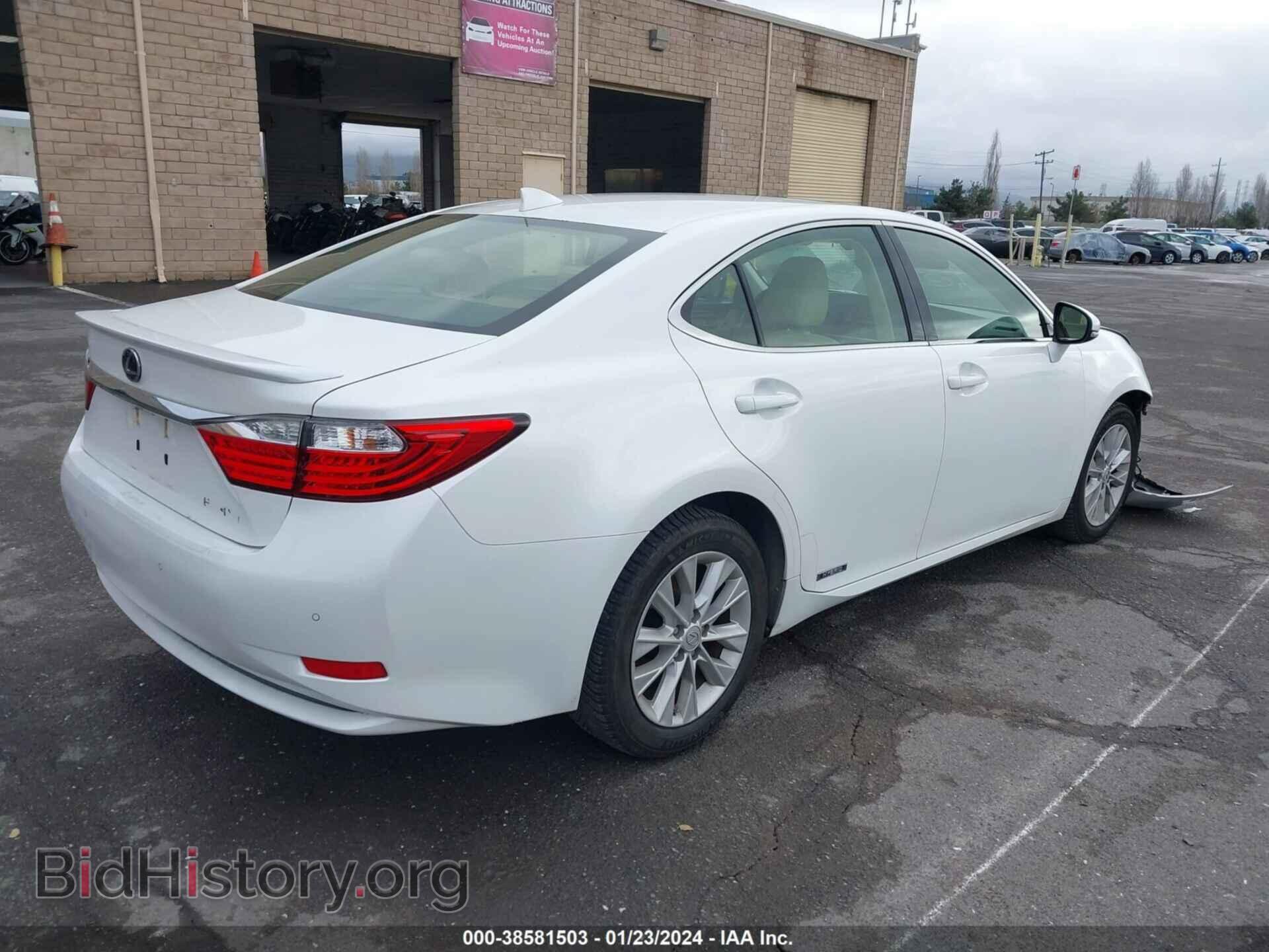 2015 LEXUS ES 300H - VIN: JTHBW1GG4F2092371 - Фото 4