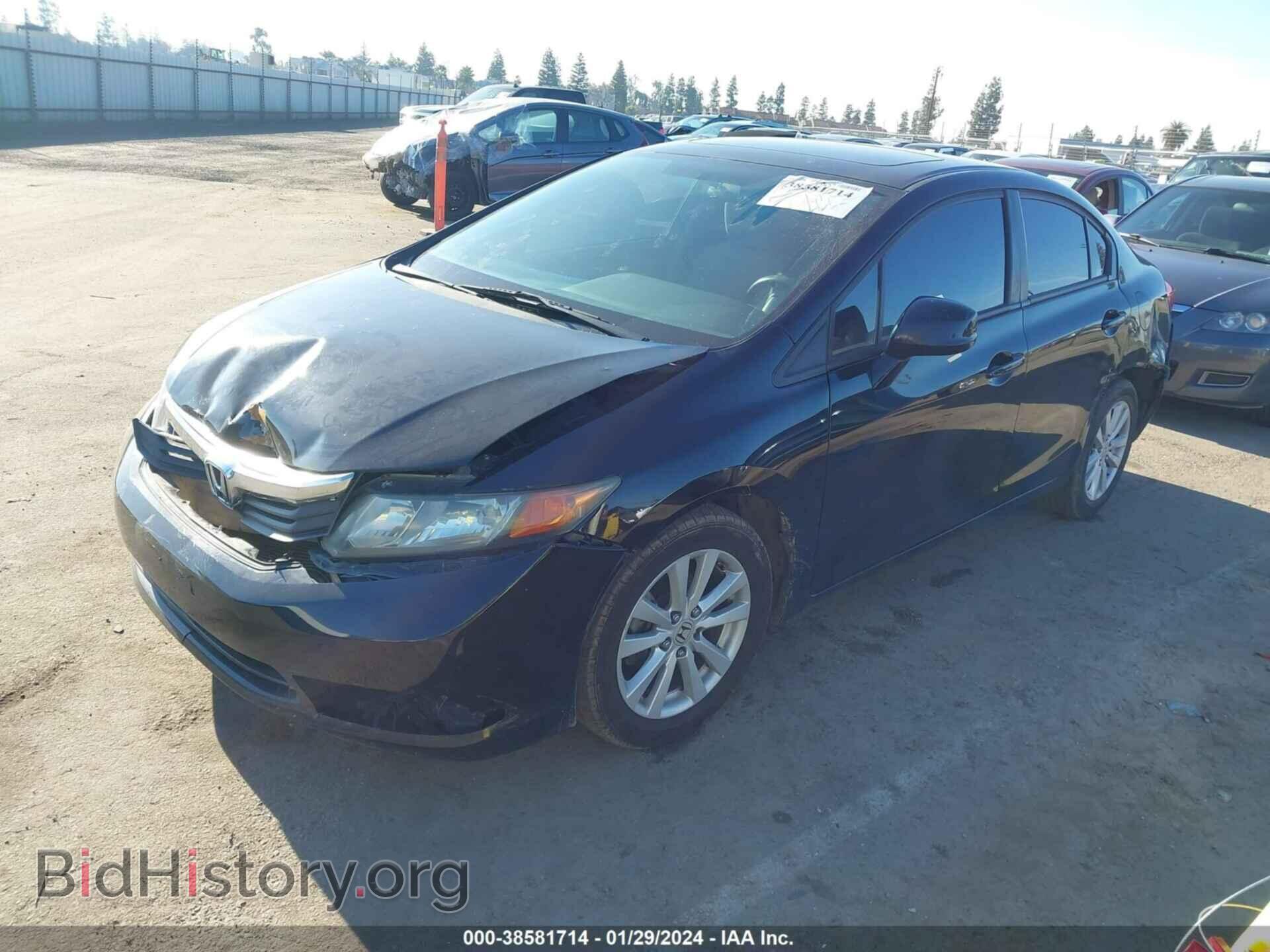 2012 HONDA CIVIC - VIN: 2HGFB2F87CH333777 - Photo 2