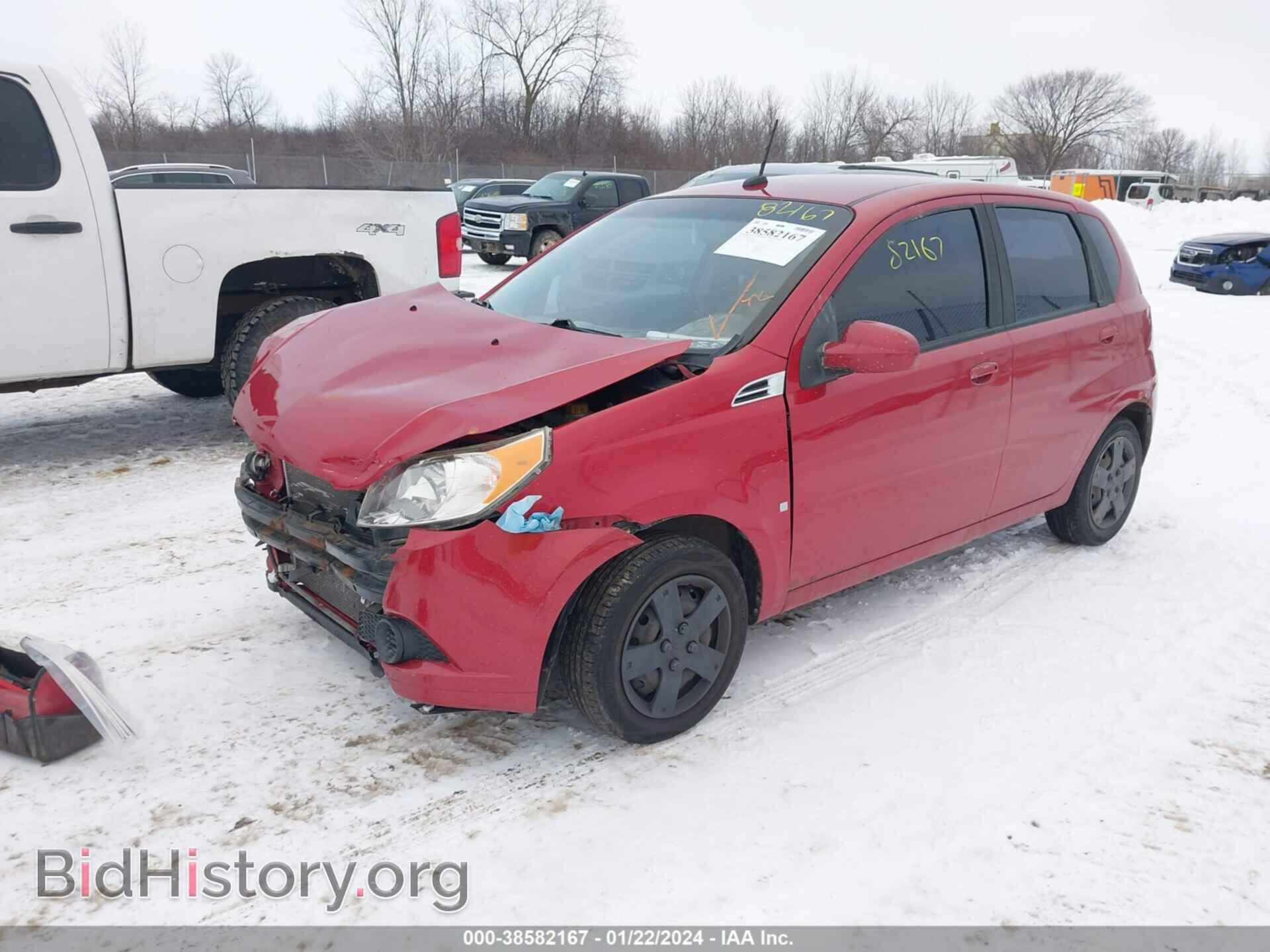 2009 CHEVROLET AVEO - VIN: KL1TD66E09B334786 - Фото 2