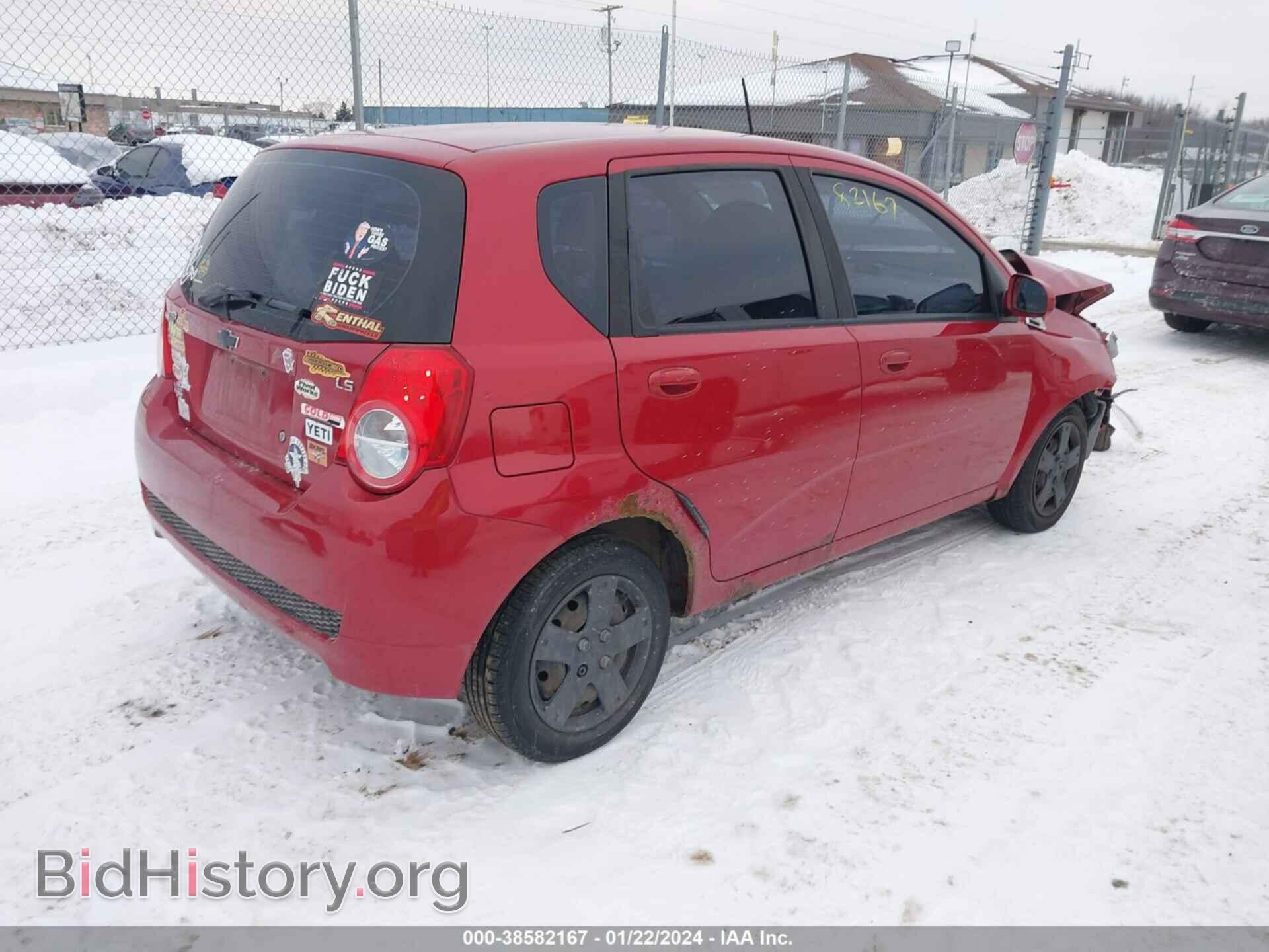 2009 CHEVROLET AVEO - VIN: KL1TD66E09B334786 - Фото 4