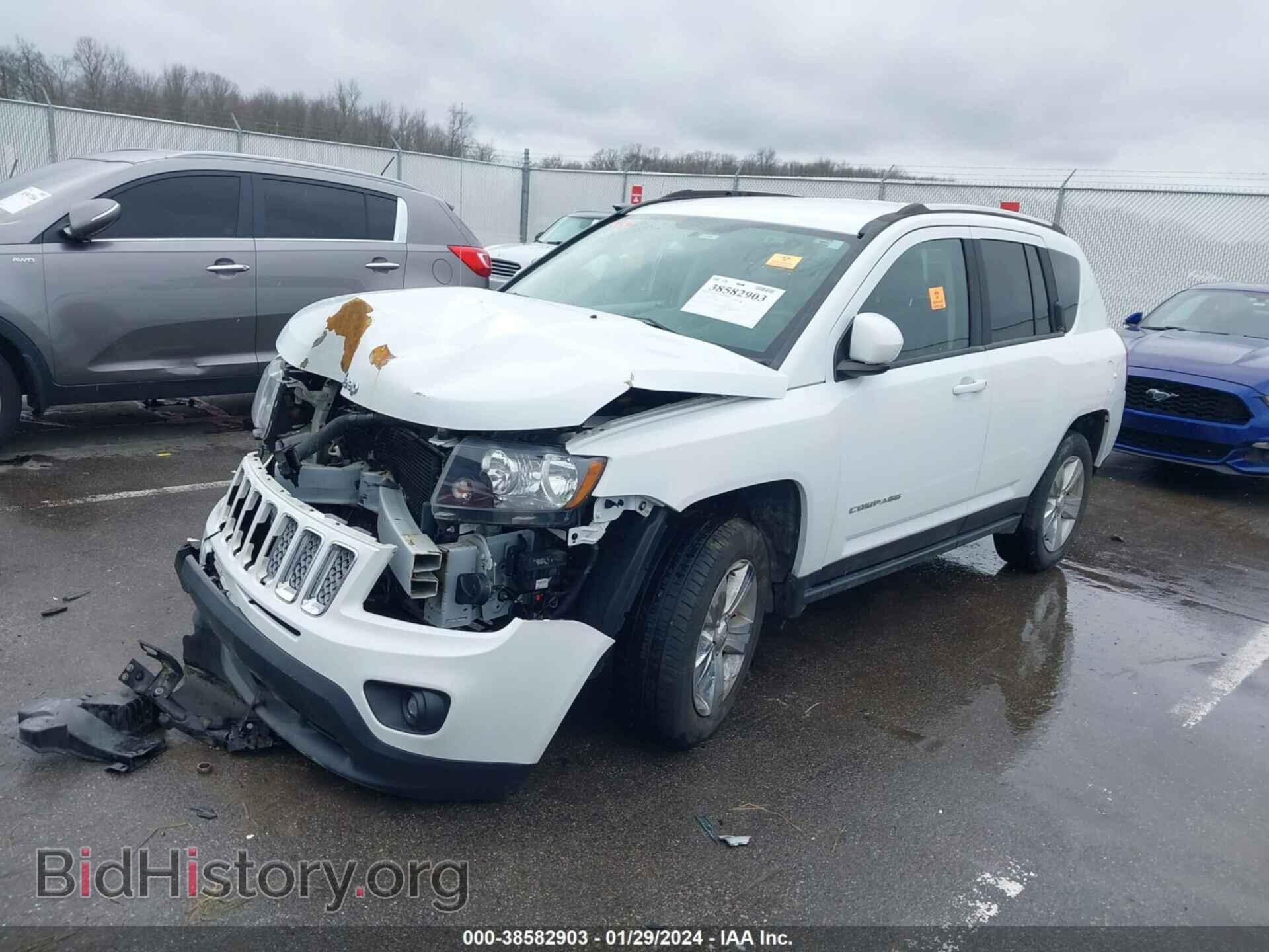 2015 JEEP COMPASS - VIN: 1C4NJDEB2FD393389 - Фото 2
