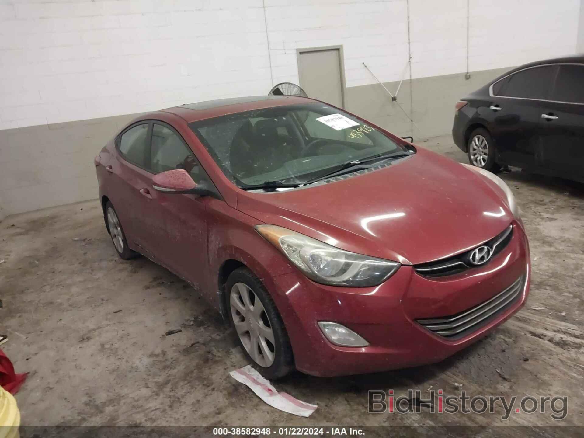 Photo KMHDH4AE2CU433923 - HYUNDAI ELANTRA 2012