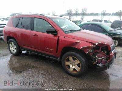 2012 Jeep COMPASS Sport, красный — VIN 1C4NJDBB6CD637559, IAAI