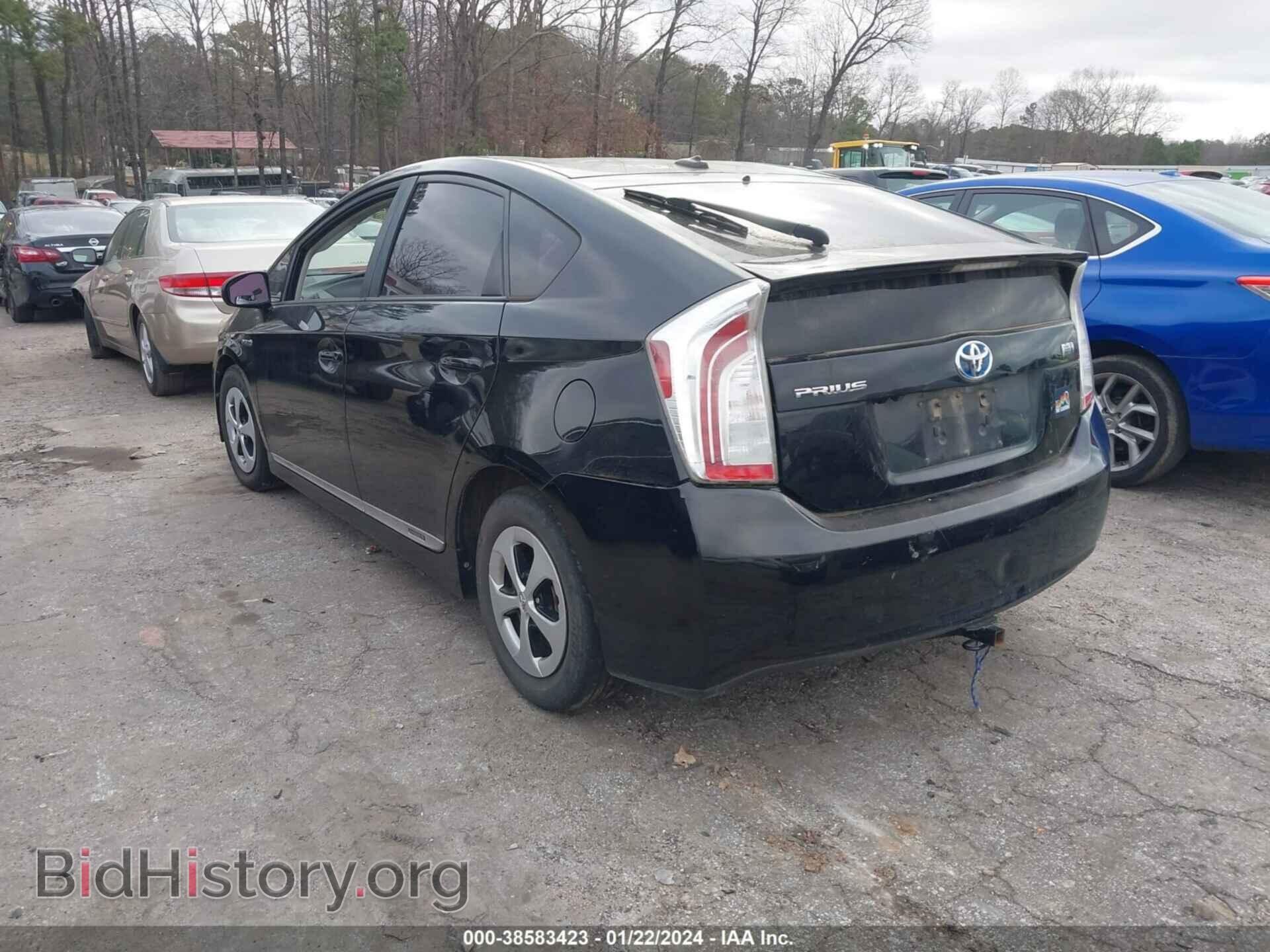 2012 TOYOTA PRIUS - VIN: JTDKN3DU9C5459964 - Фото 3