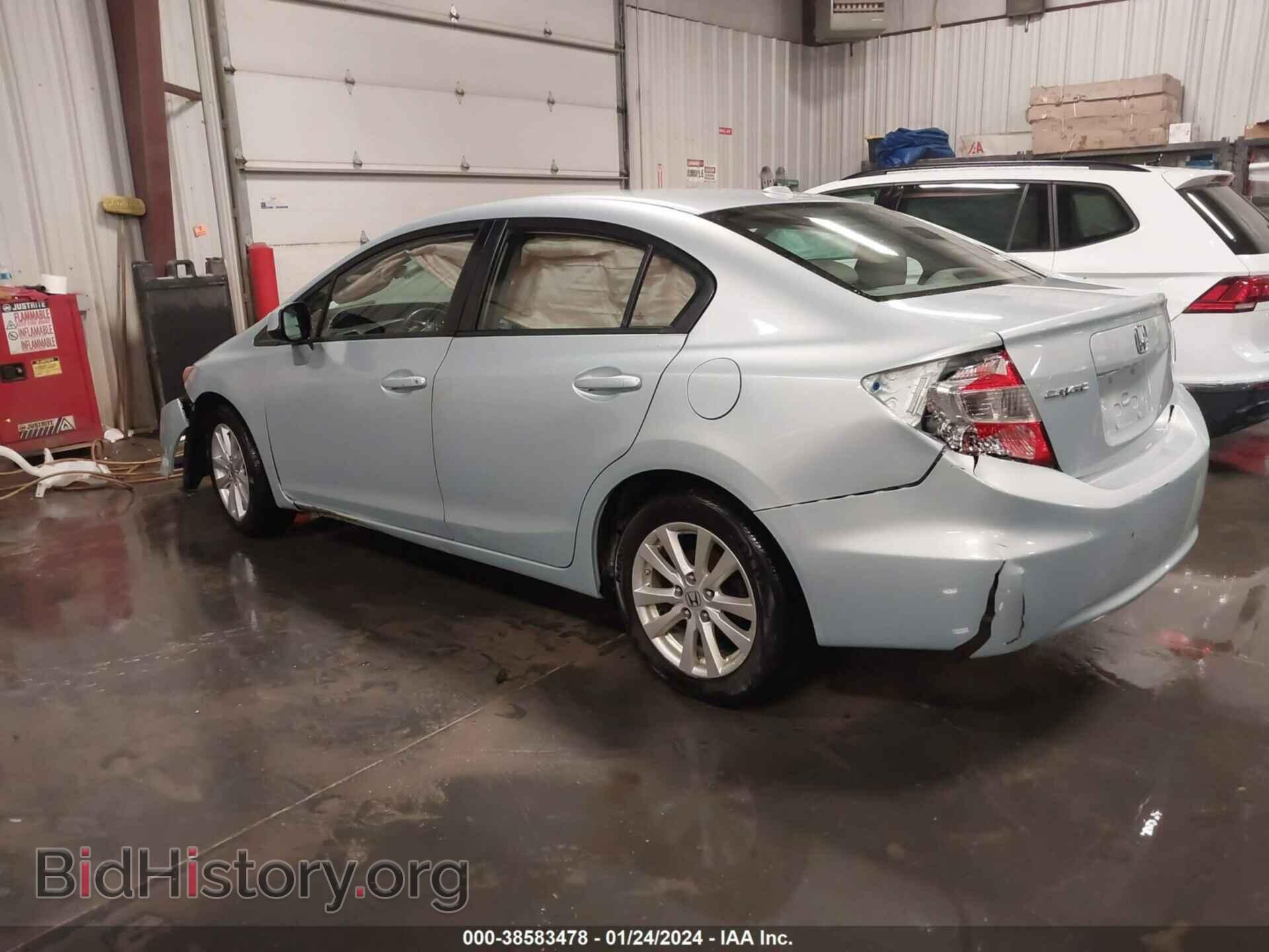 2012 HONDA CIVIC - VIN: 19XFB2F93CE306711 - Фото 3