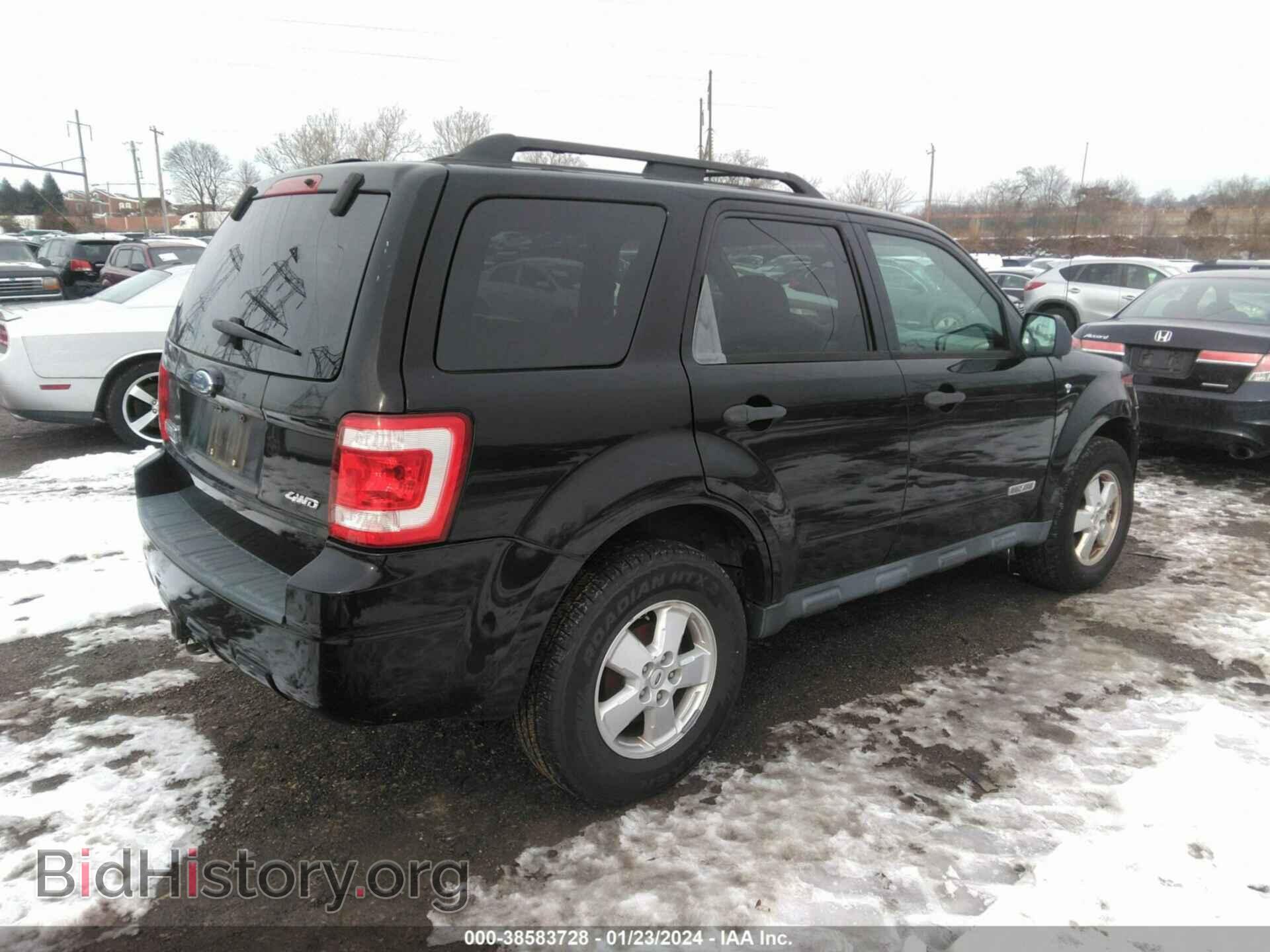 2008 FORD ESCAPE - VIN: 1FMCU93168KA43344 - Фото 4