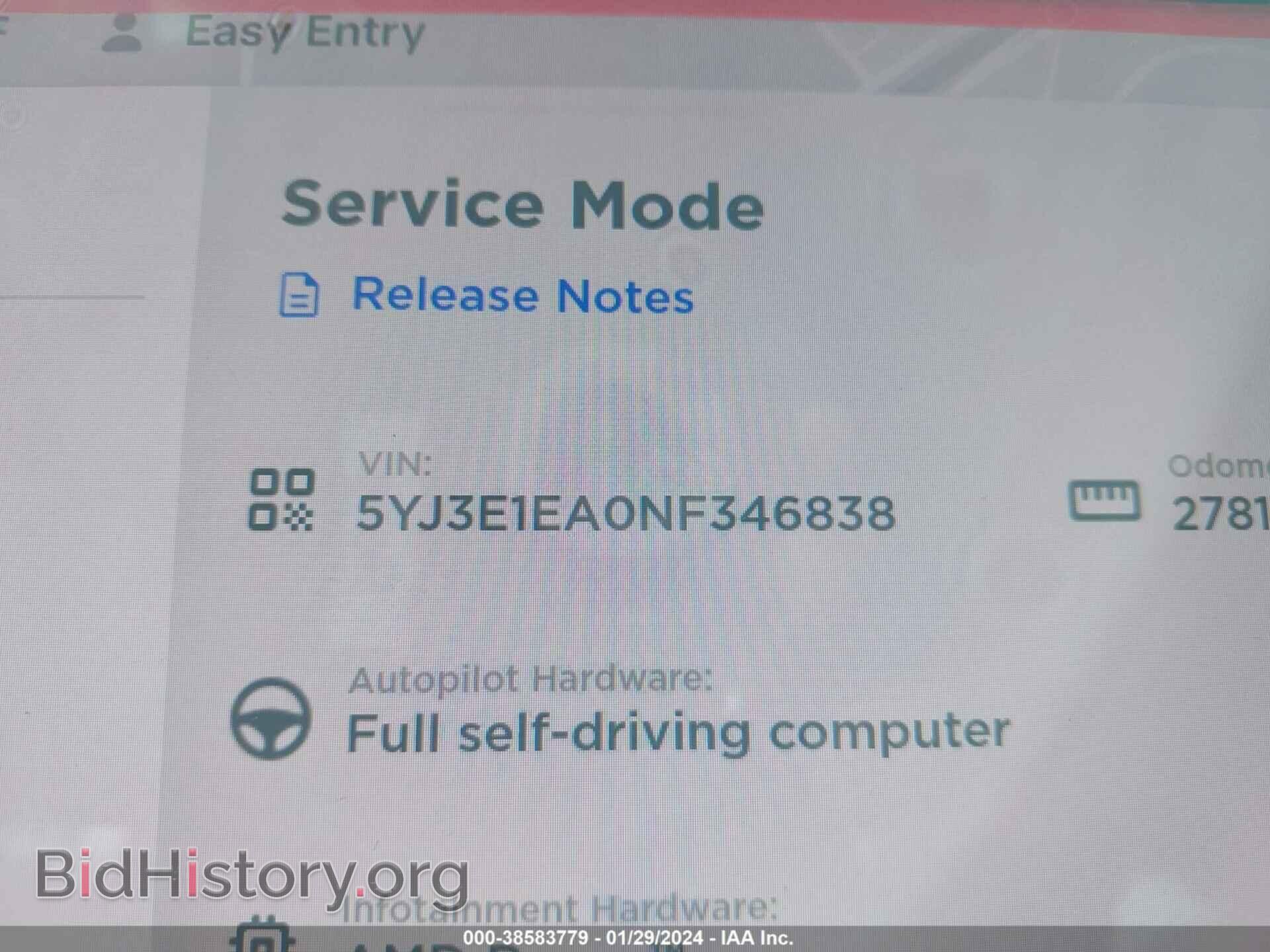 2022 TESLA MODEL 3 - VIN: 5YJ3E1EA0NF346838 - Фото 9