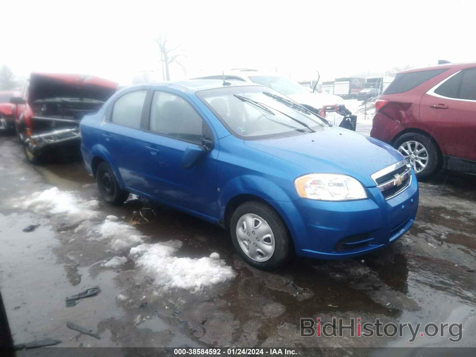 Photo KL1TD56E49B620599 - CHEVROLET AVEO 2009