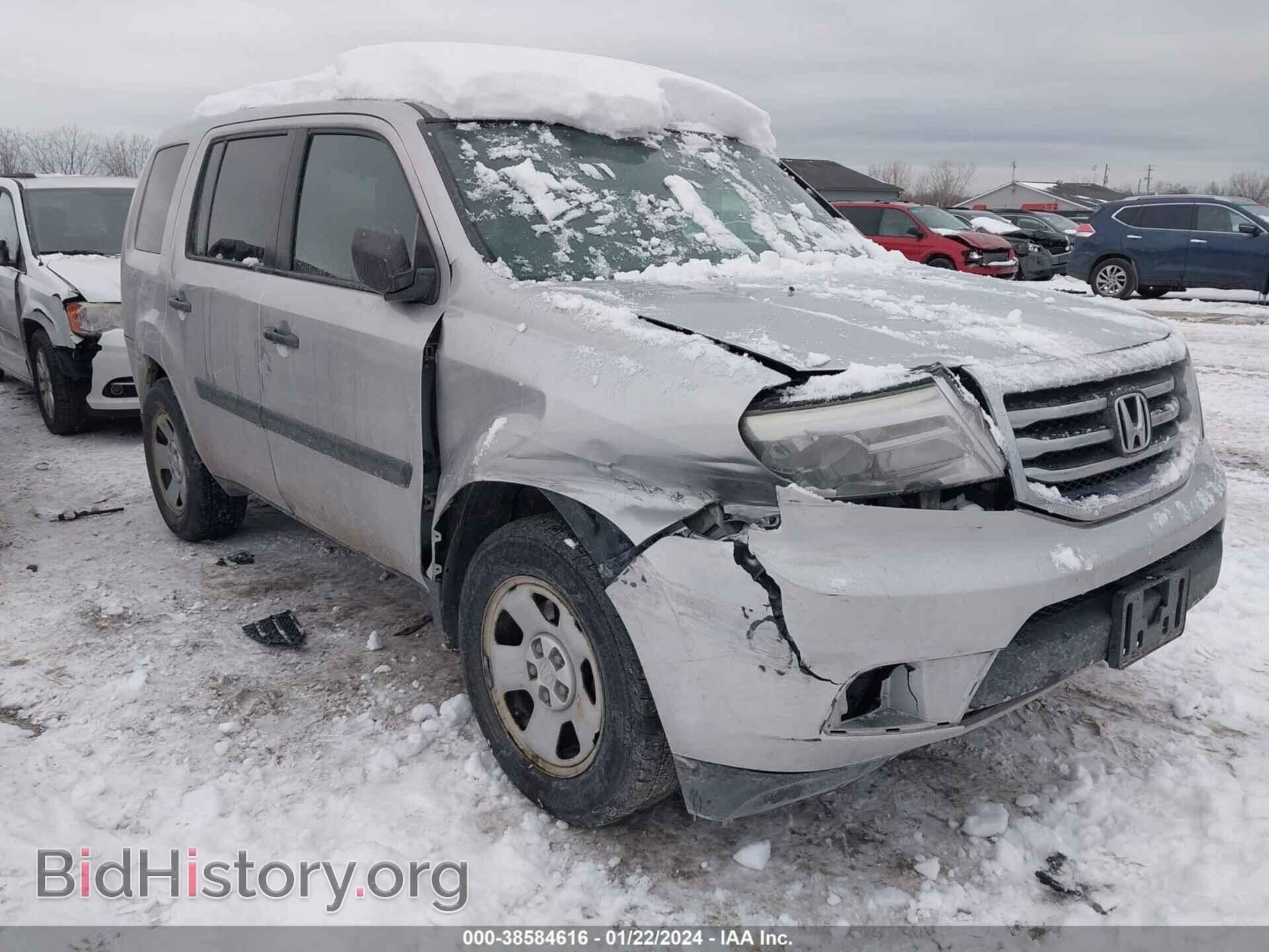 Photo 5FNYF3H24FB028497 - HONDA PILOT 2015
