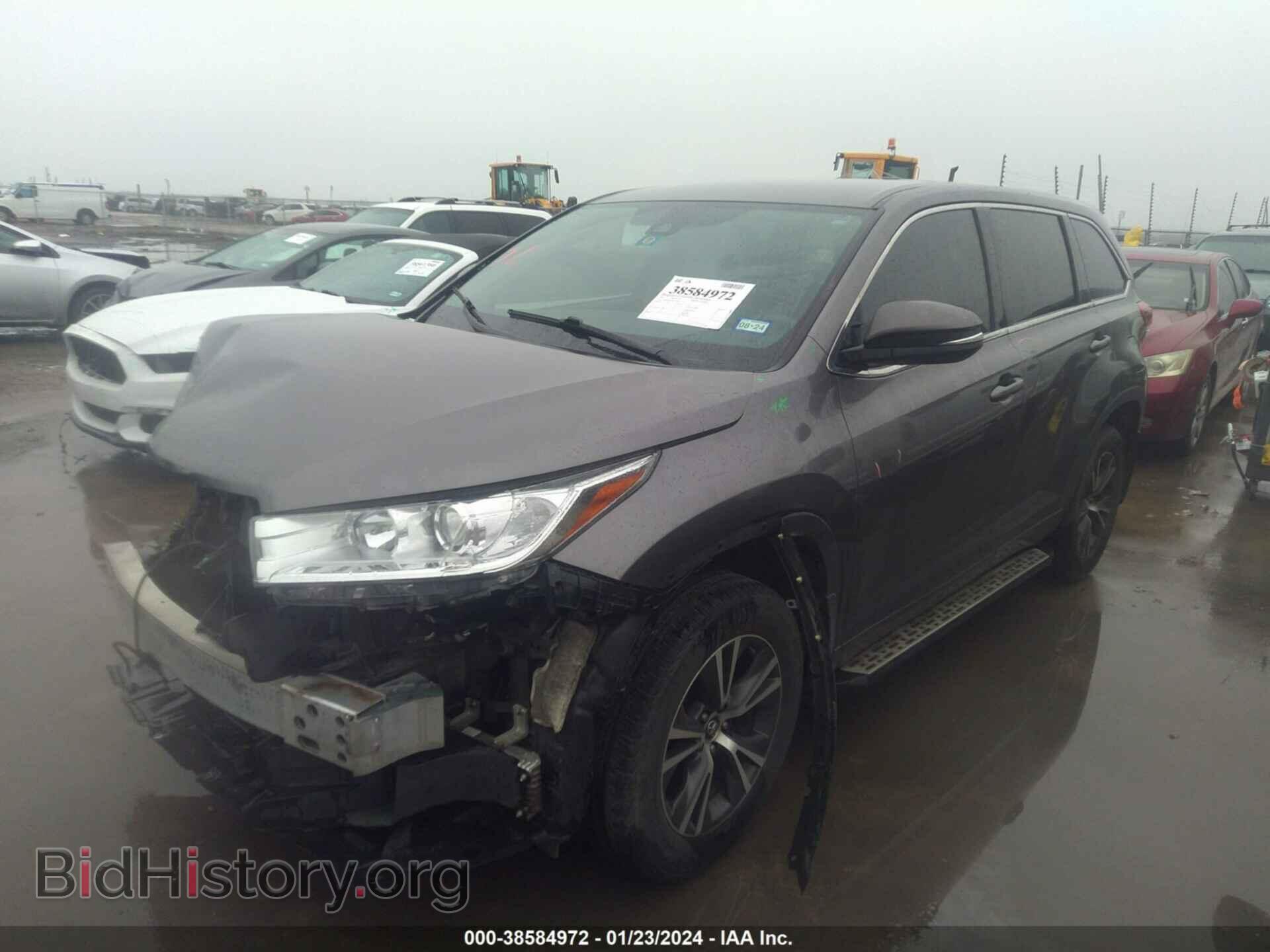 2017 TOYOTA HIGHLANDER - VIN: 5TDZZRFH2HS227441 - Фото 2