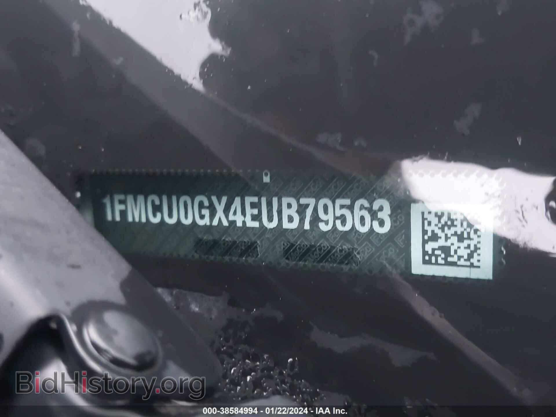 2014 FORD ESCAPE - VIN: 1FMCU0GX4EUB79563 - Фото 9